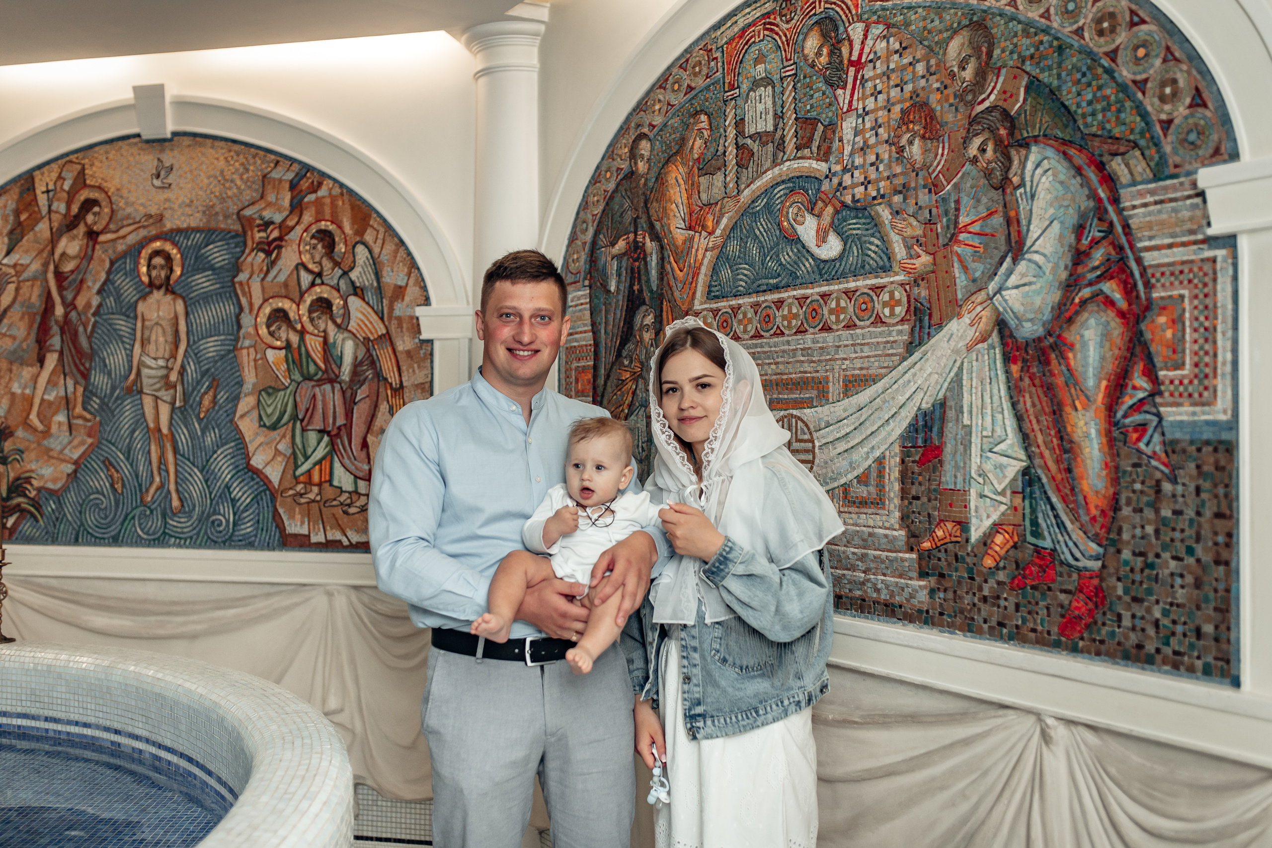 Крещение Родиона, храм Святой Живоначальной Троицы, Минск