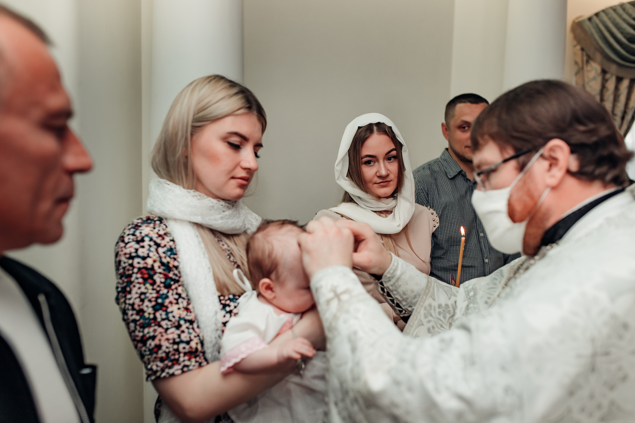 Крещение Марии, храм Святой Троицы, Минск