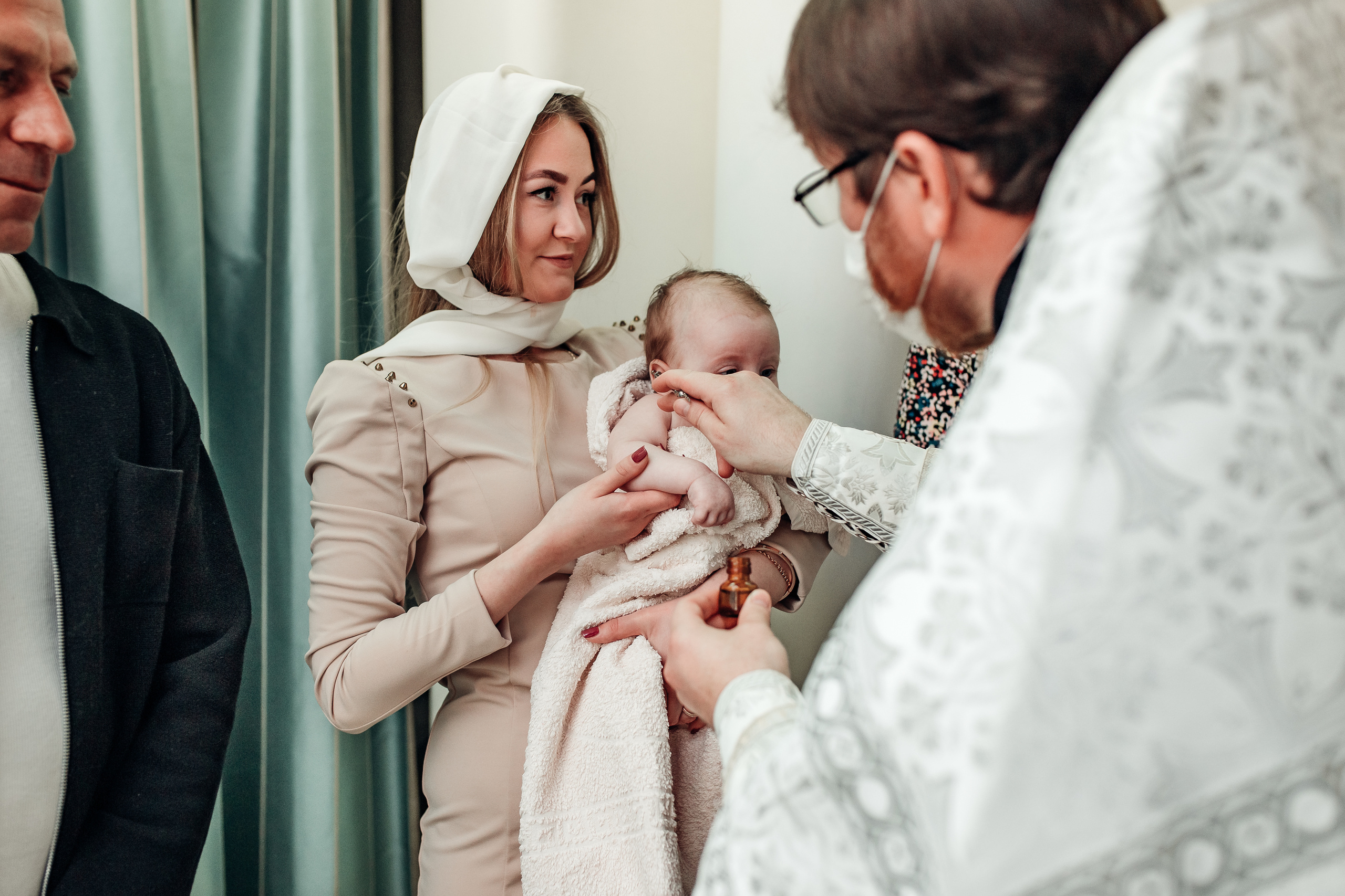 Крещение Марии, храм Святой Троицы, Минск