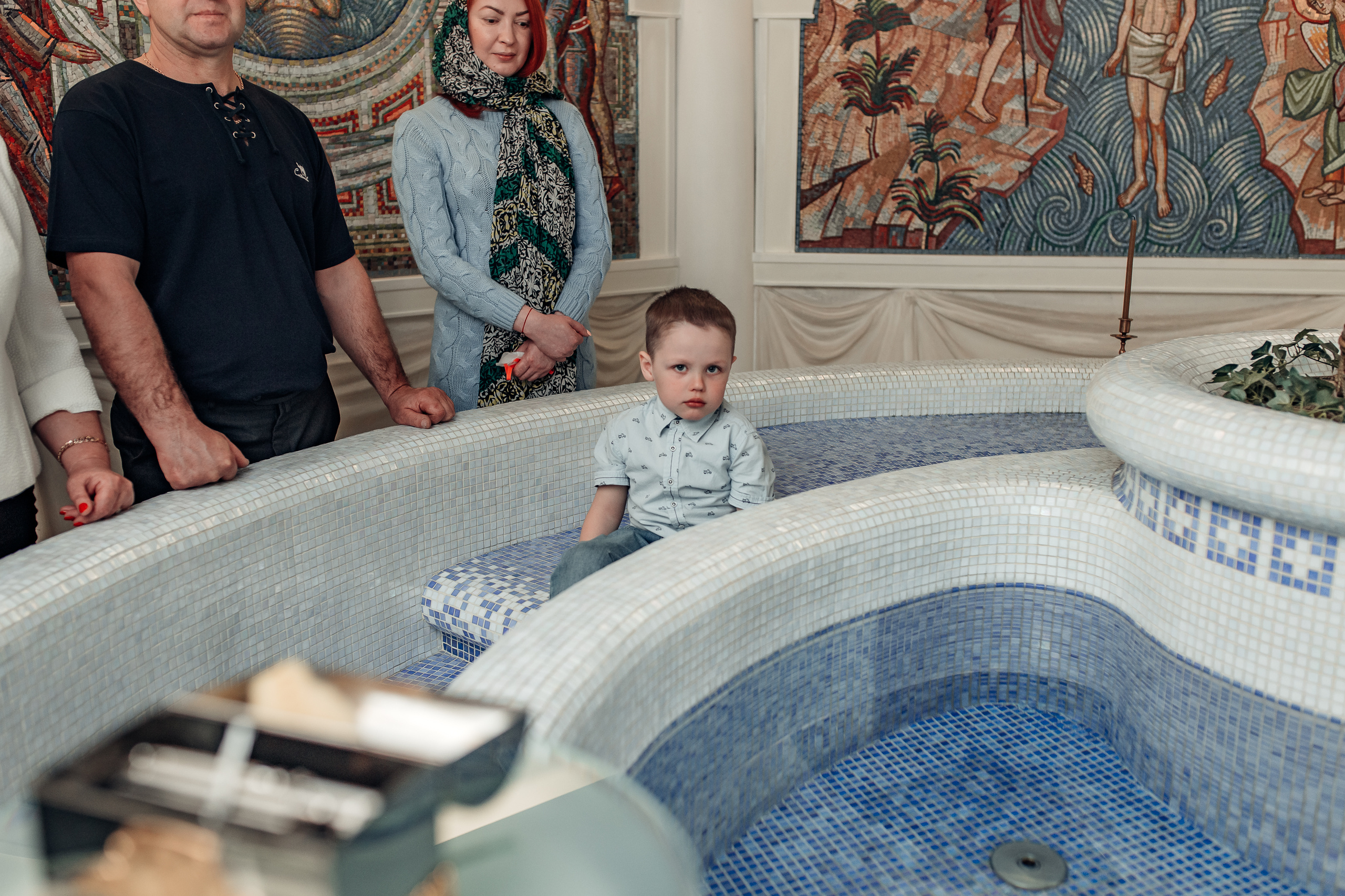 Крещение Марии, храм Святой Троицы, Минск