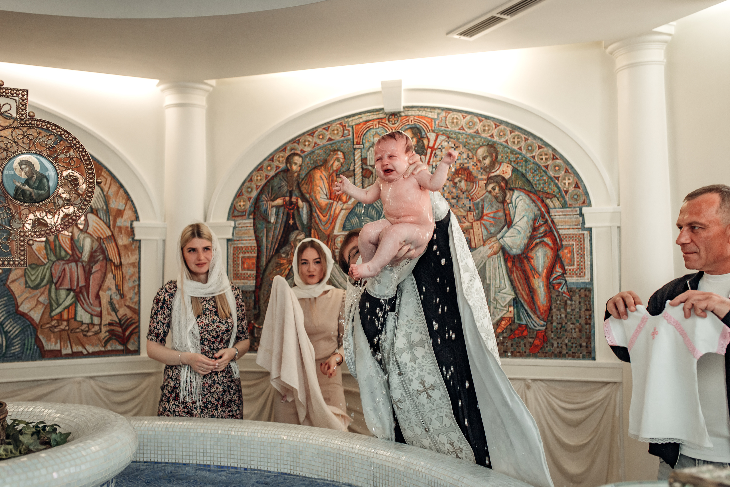 Крещение Марии, храм Святой Троицы, Минск