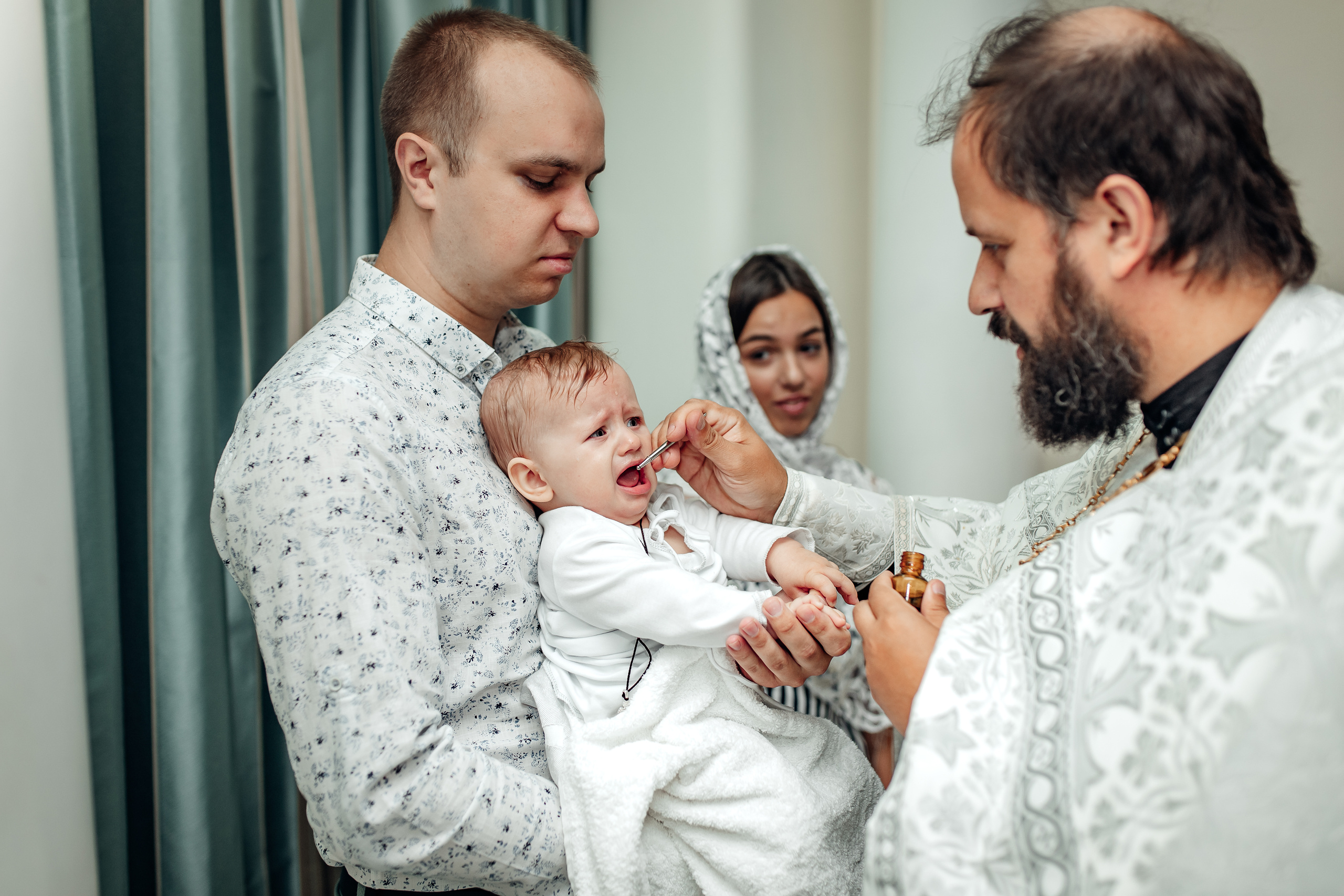 Крещение Родиона, храм Святой Живоначальной Троицы, Минск