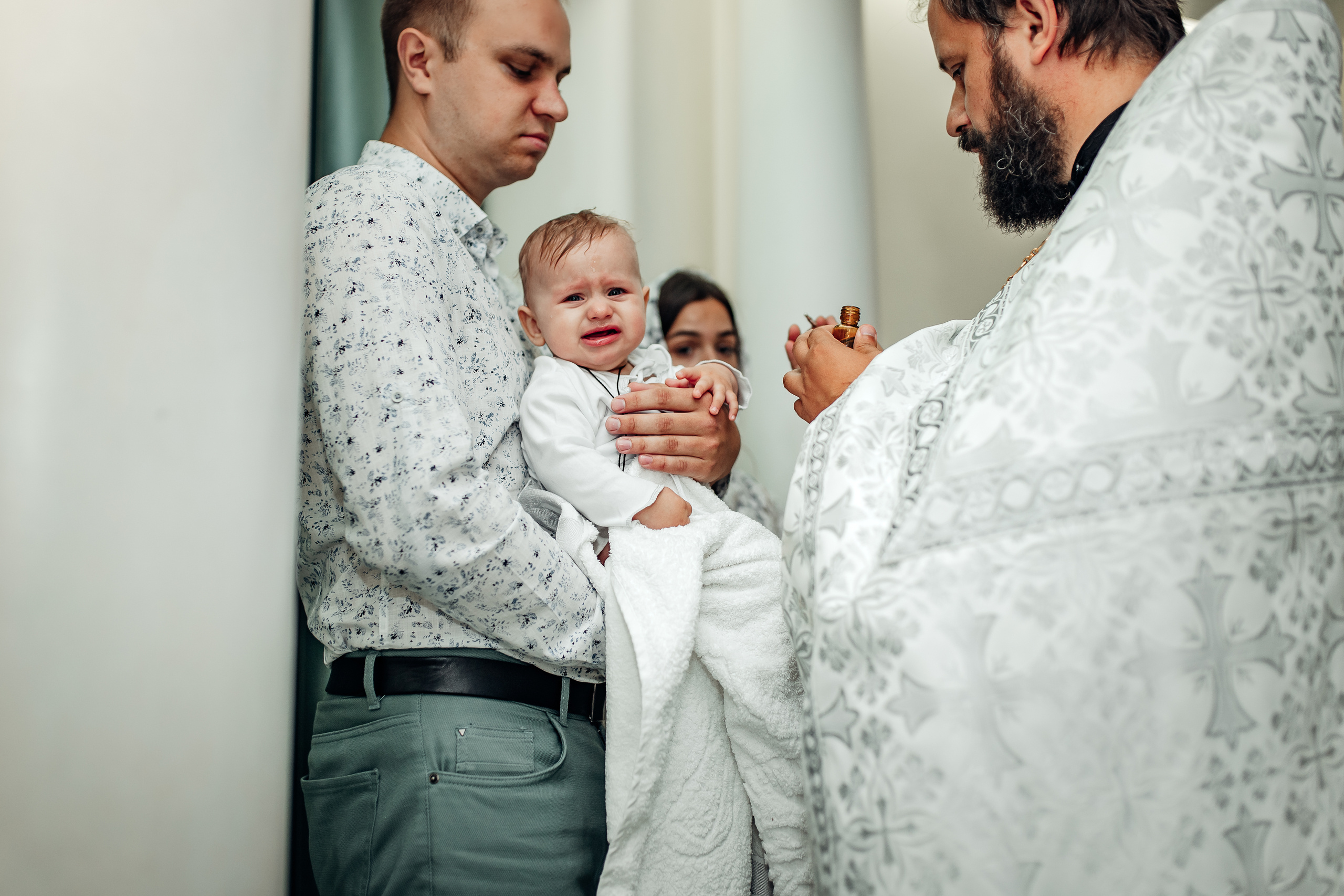 Крещение Родиона, храм Святой Живоначальной Троицы, Минск