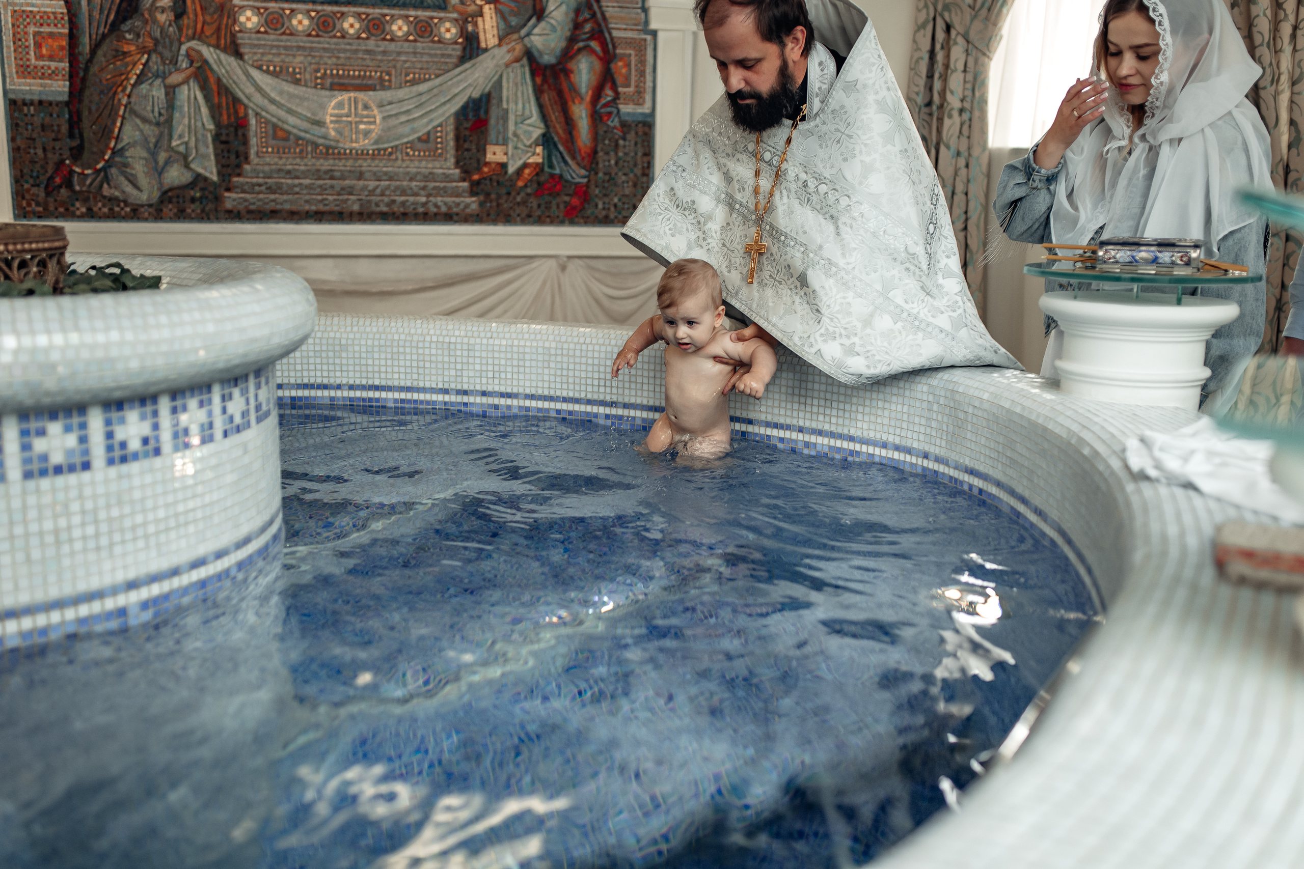 Крещение Родиона, храм Святой Живоначальной Троицы, Минск