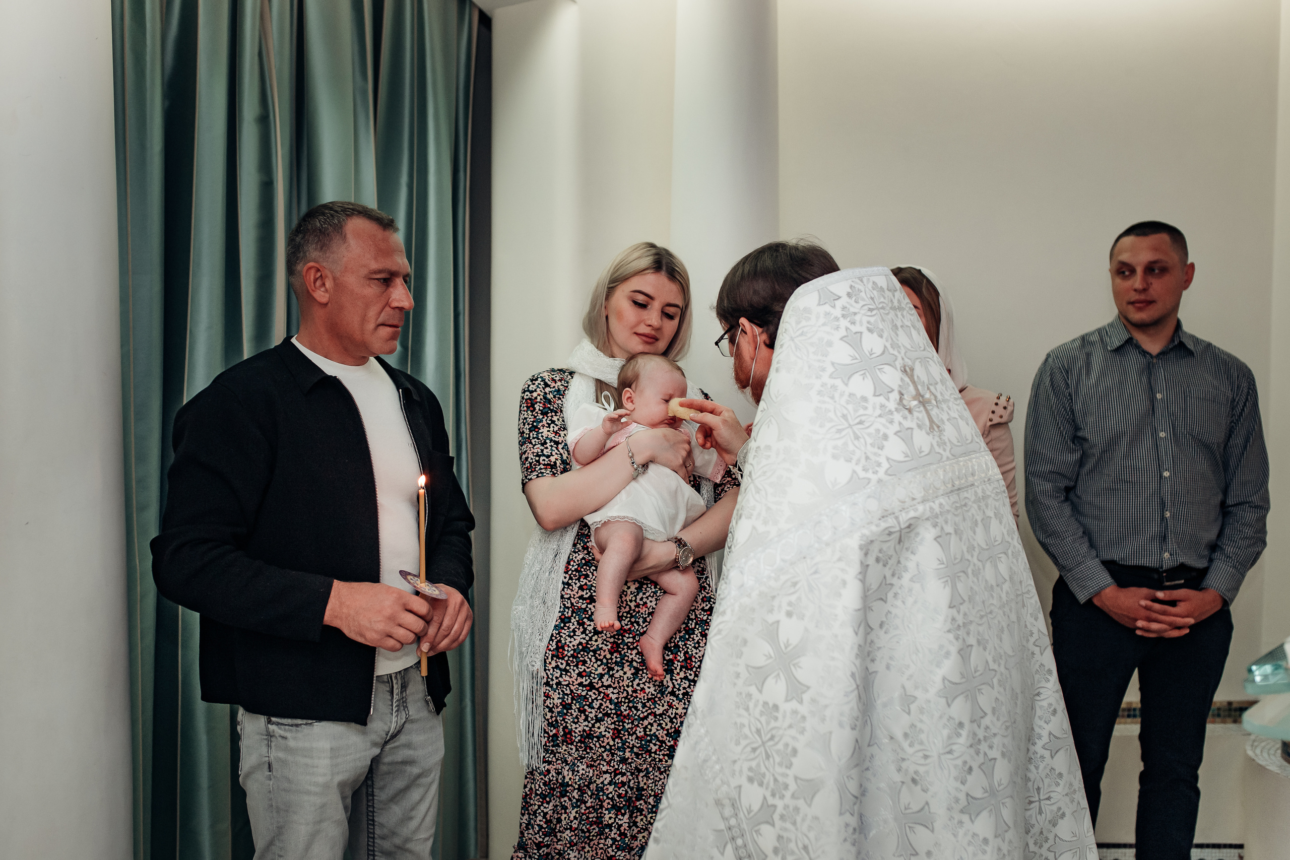 Крещение Марии, храм Святой Троицы, Минск