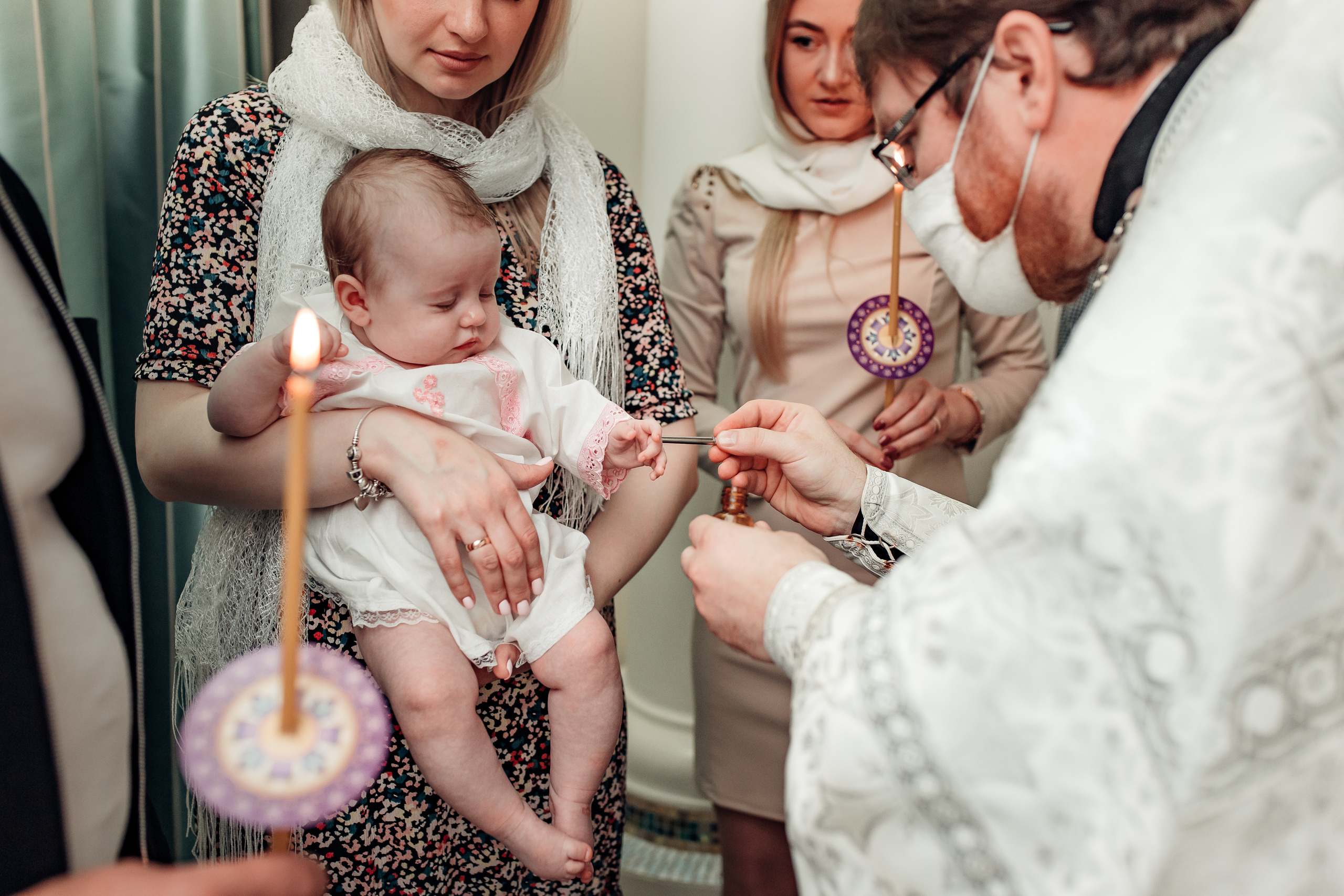 Крещение Марии, храм Святой Троицы, Минск