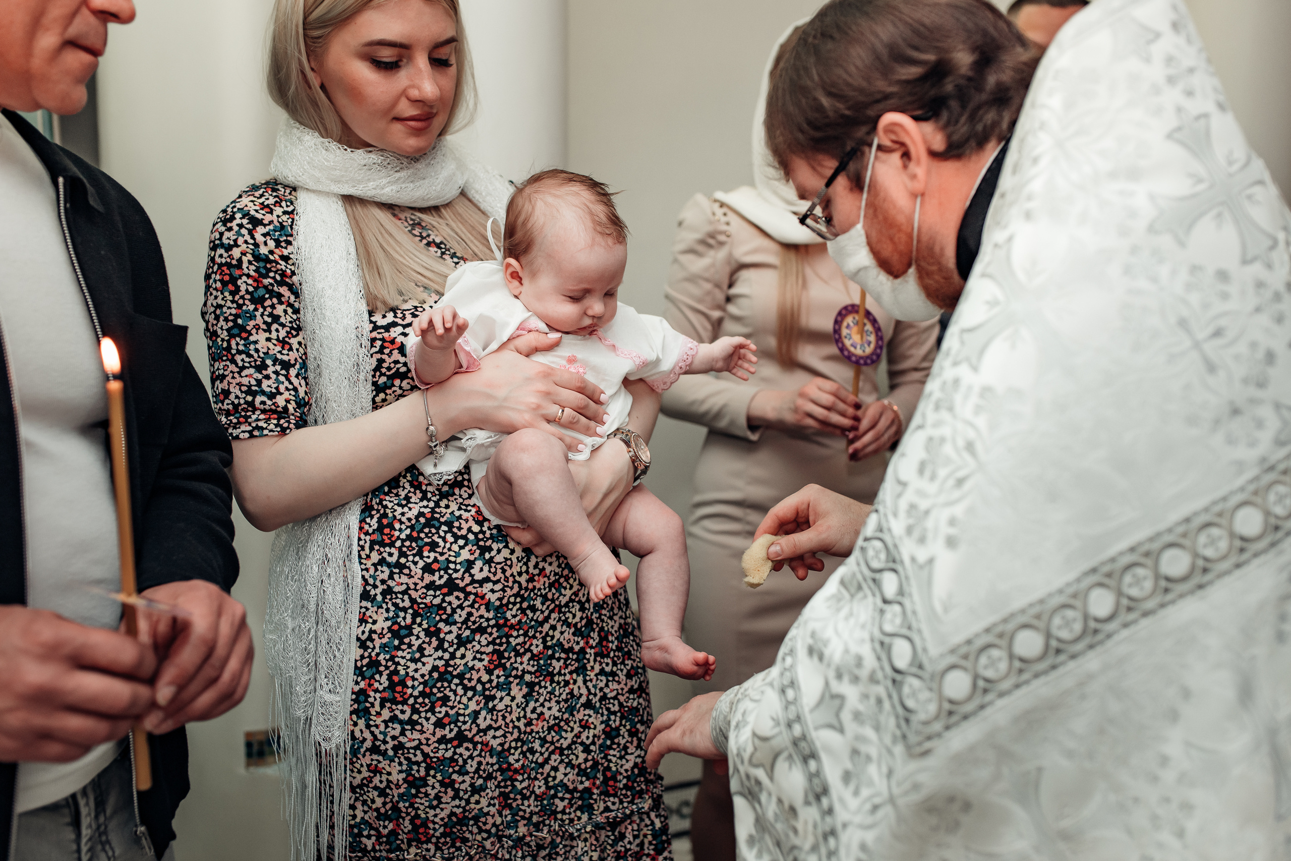 Крещение Марии, храм Святой Троицы, Минск