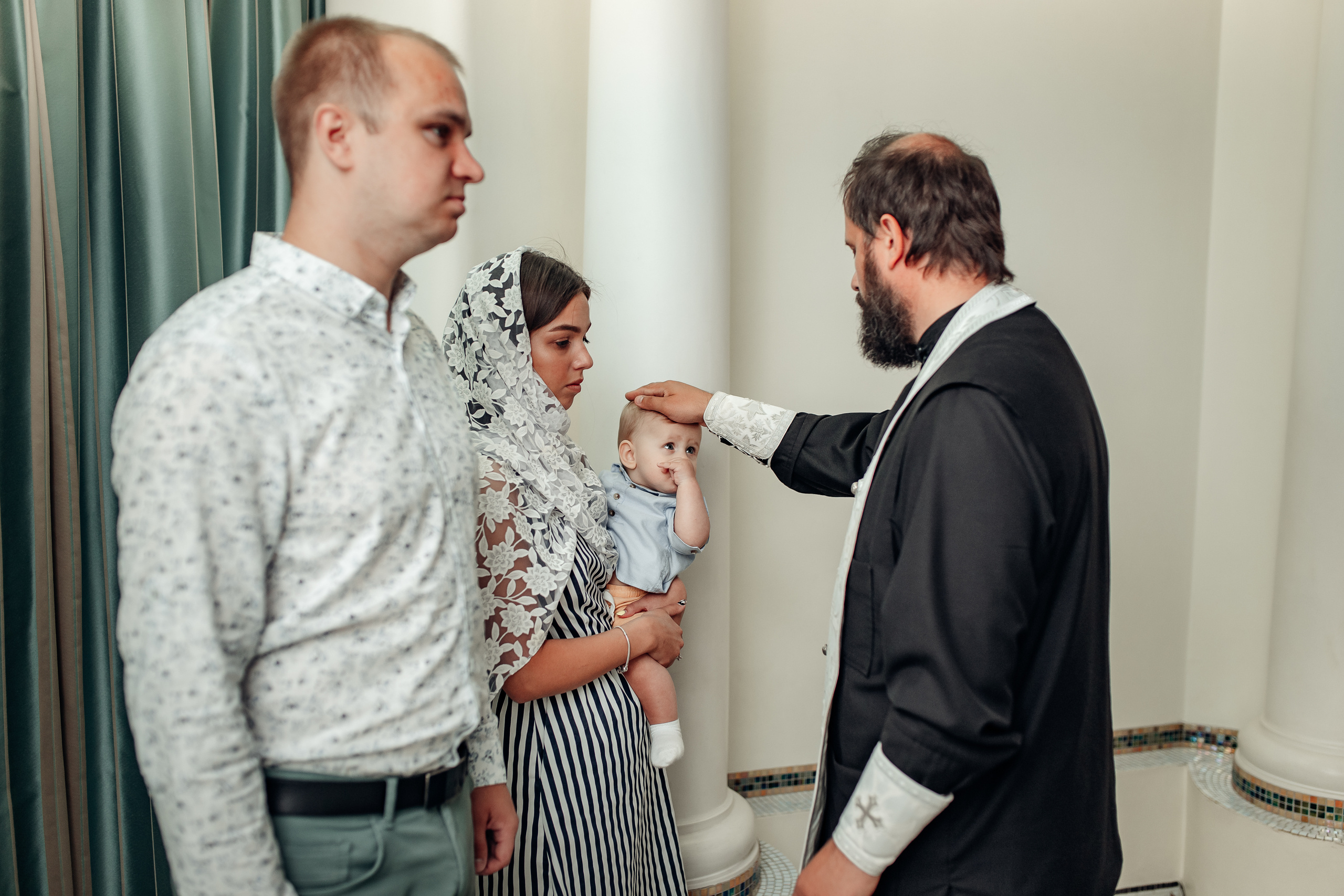 Крещение Родиона, храм Святой Живоначальной Троицы, Минск