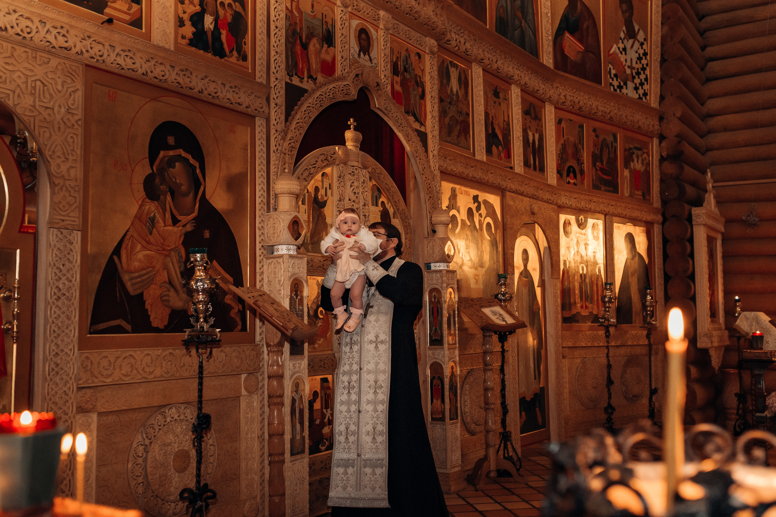 Крещение Марии, храм Святой Троицы, Минск