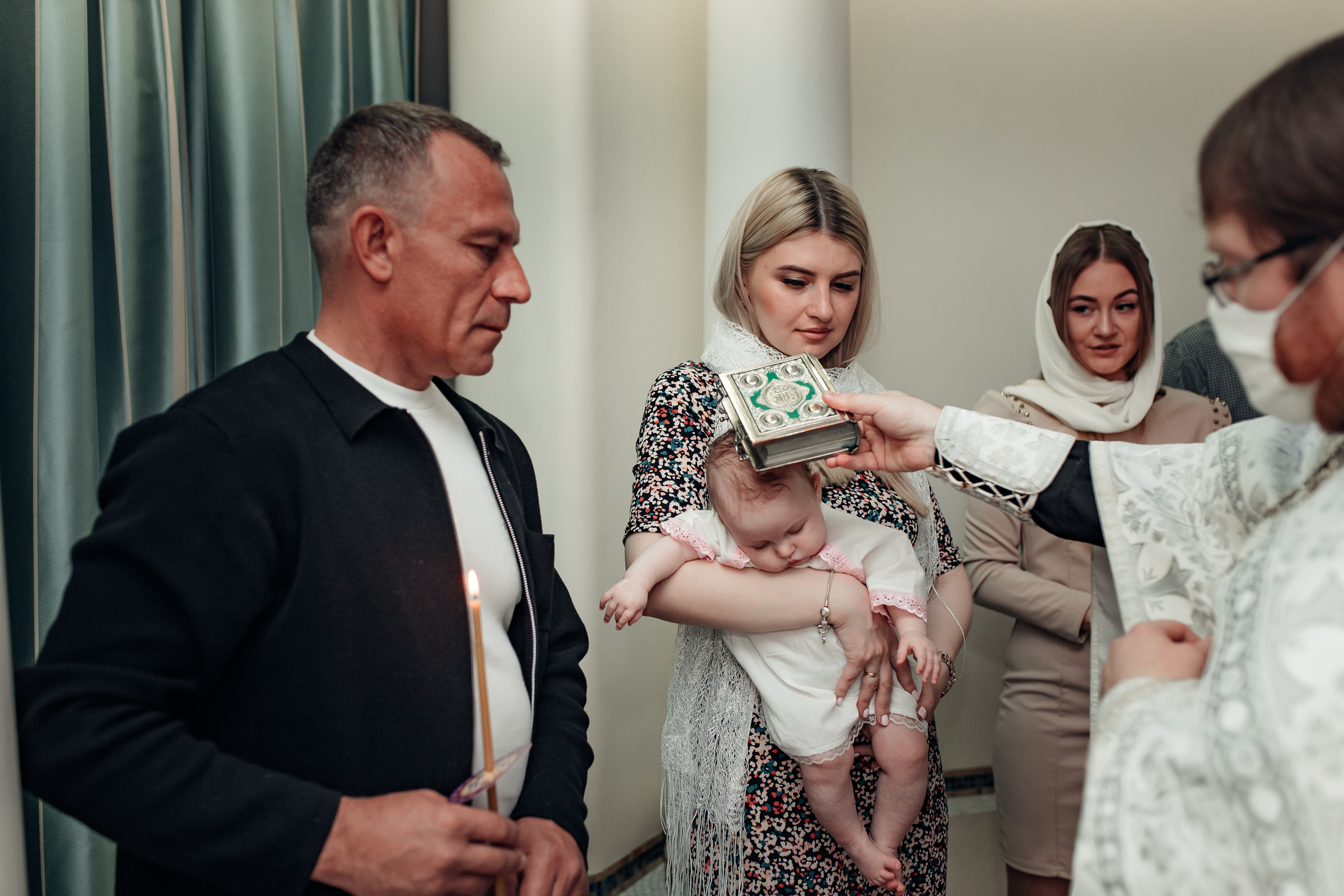 Крещение Марии, храм Святой Троицы, Минск