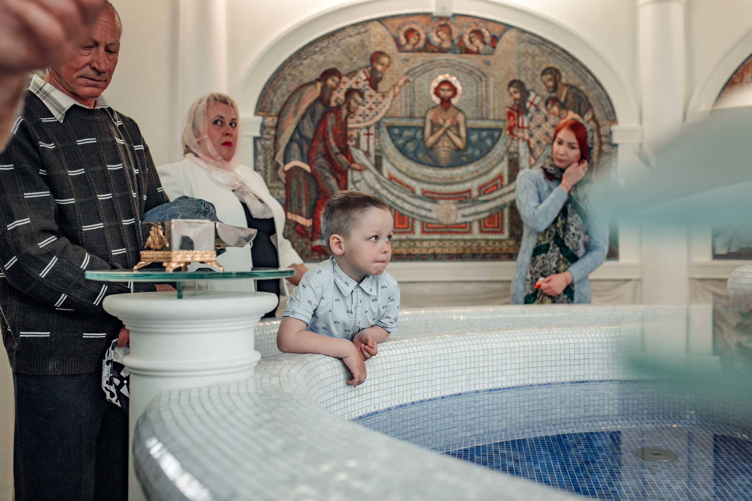 Крещение Марии, храм Святой Троицы, Минск