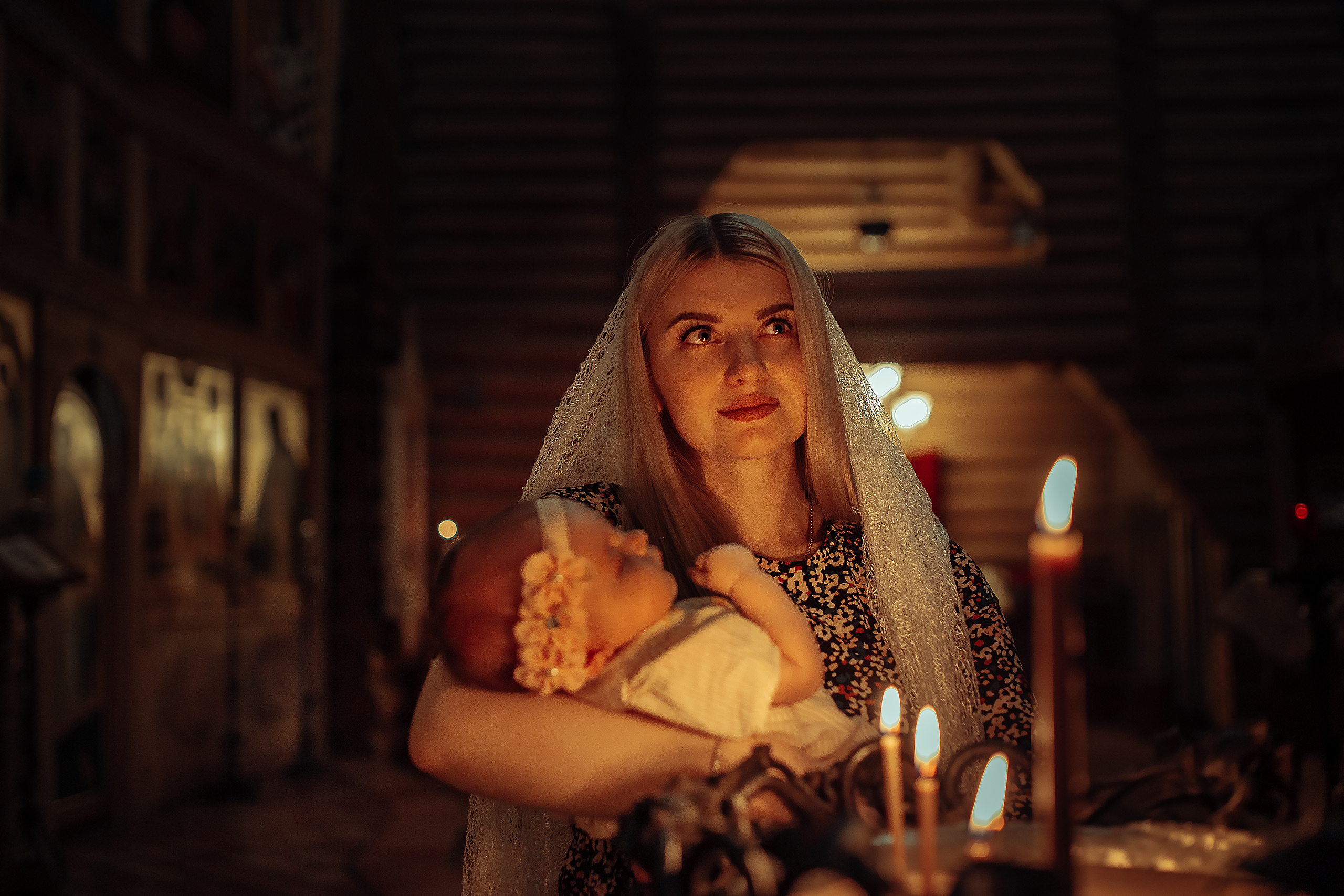 Крещение Марии, храм Святой Троицы, Минск