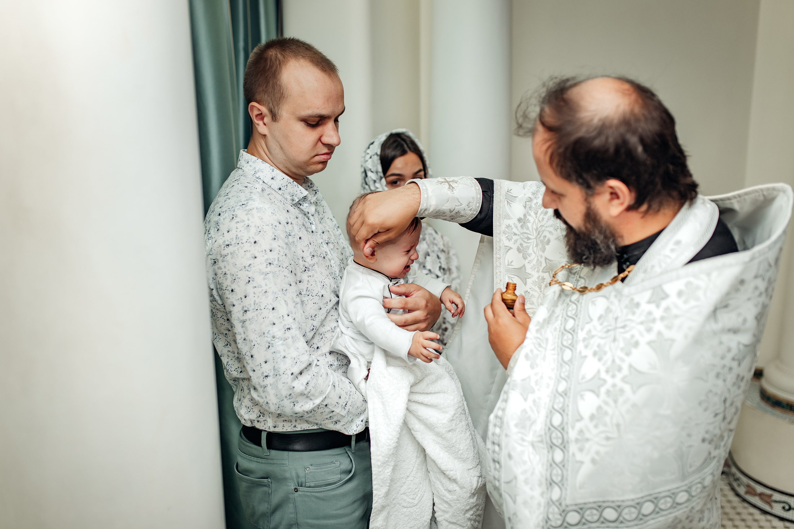 Крещение Родиона, храм Святой Живоначальной Троицы, Минск