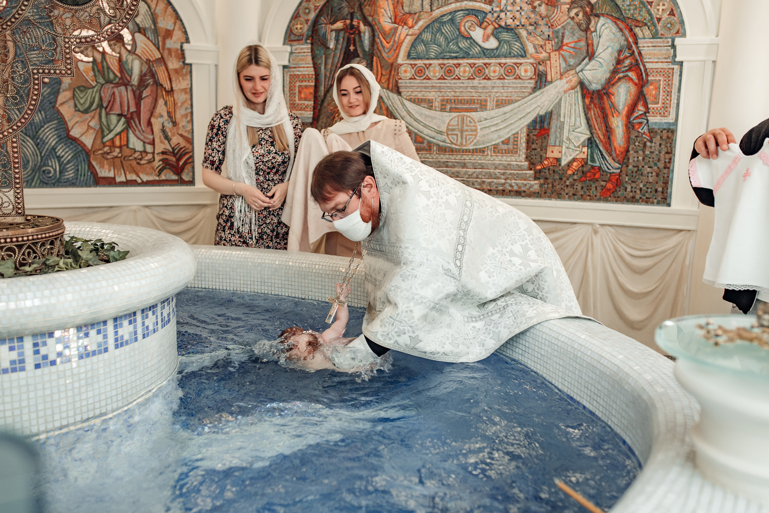 Крещение Марии, храм Святой Троицы, Минск