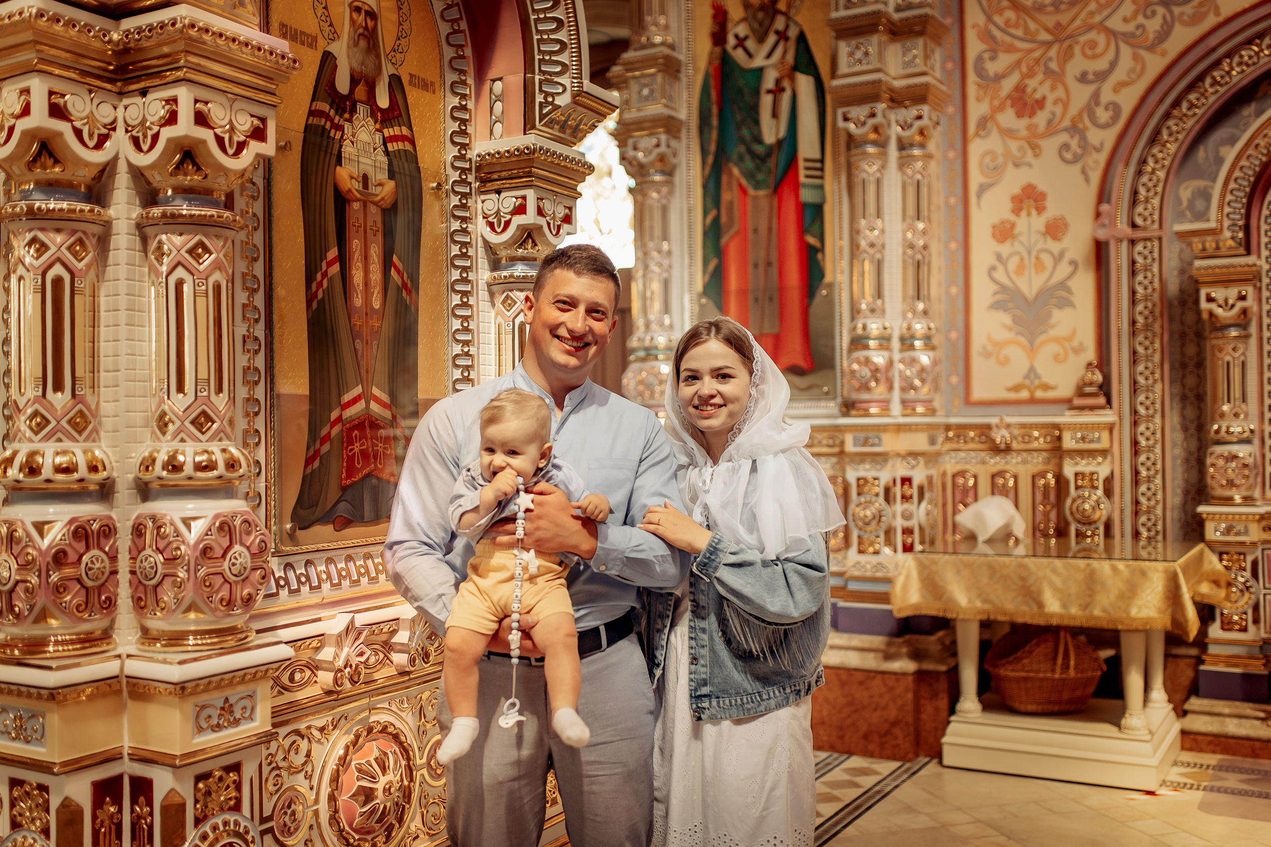 Крещение Родиона, храм Святой Живоначальной Троицы, Минск