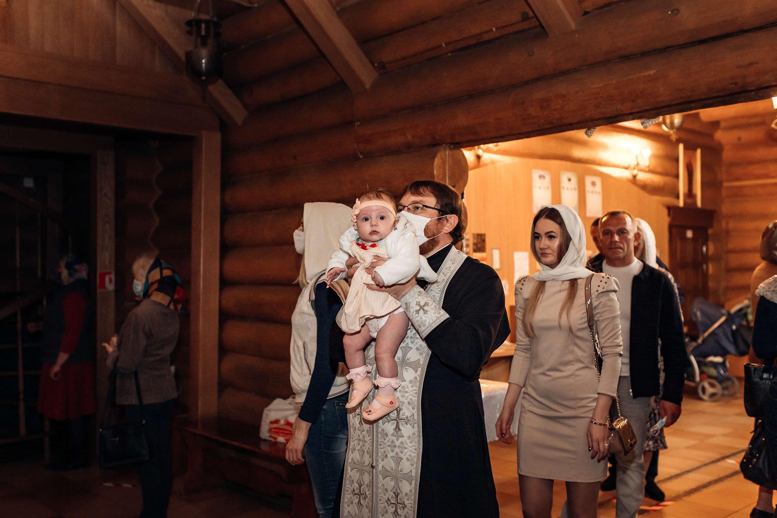 Крещение Марии, храм Святой Троицы, Минск