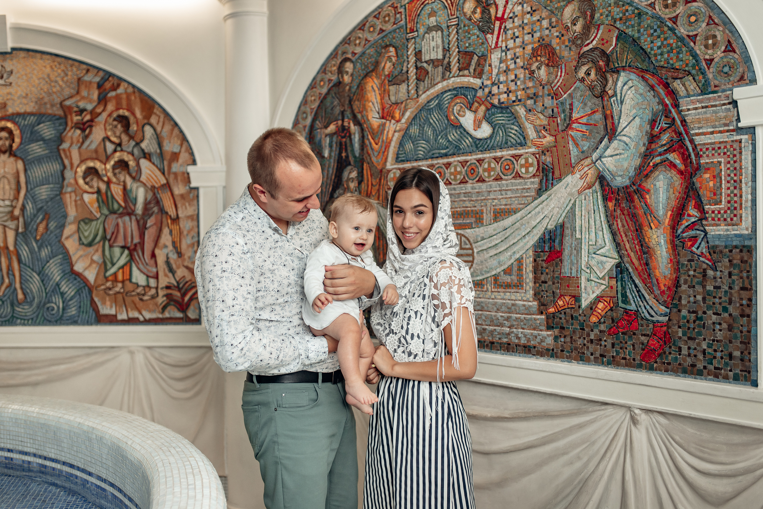 Крещение Родиона, храм Святой Живоначальной Троицы, Минск