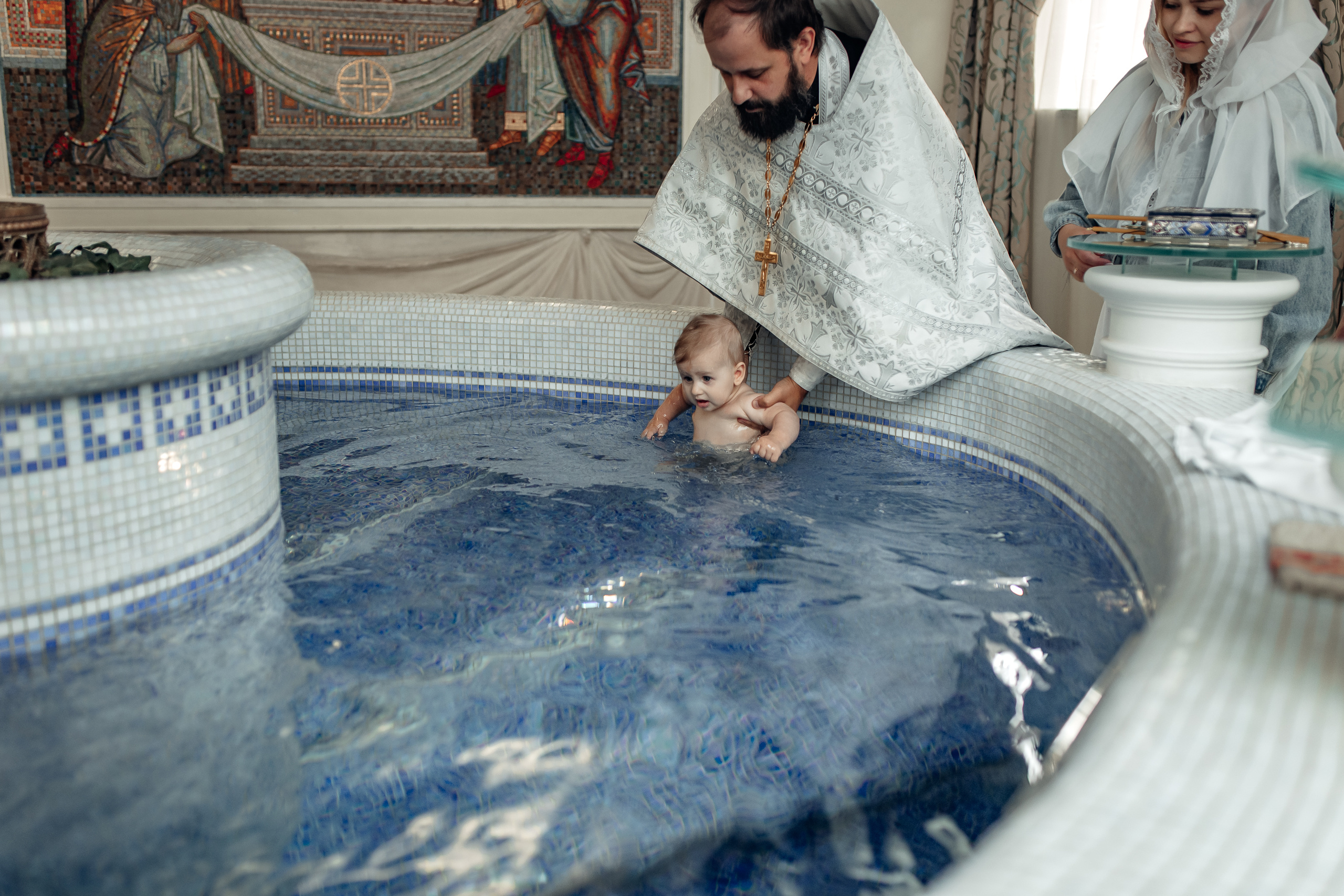 Крещение Родиона, храм Святой Живоначальной Троицы, Минск