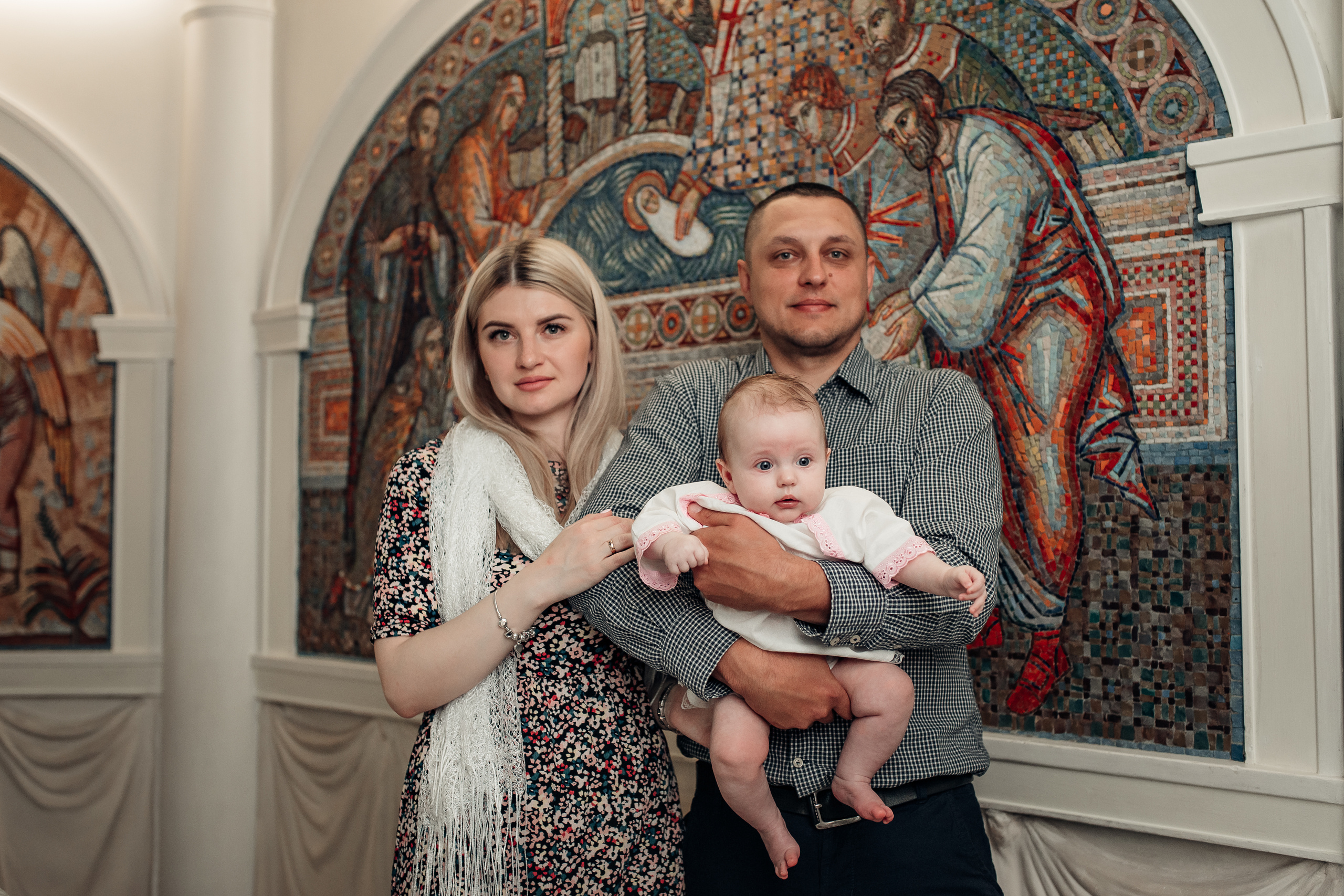 Крещение Марии, храм Святой Троицы, Минск