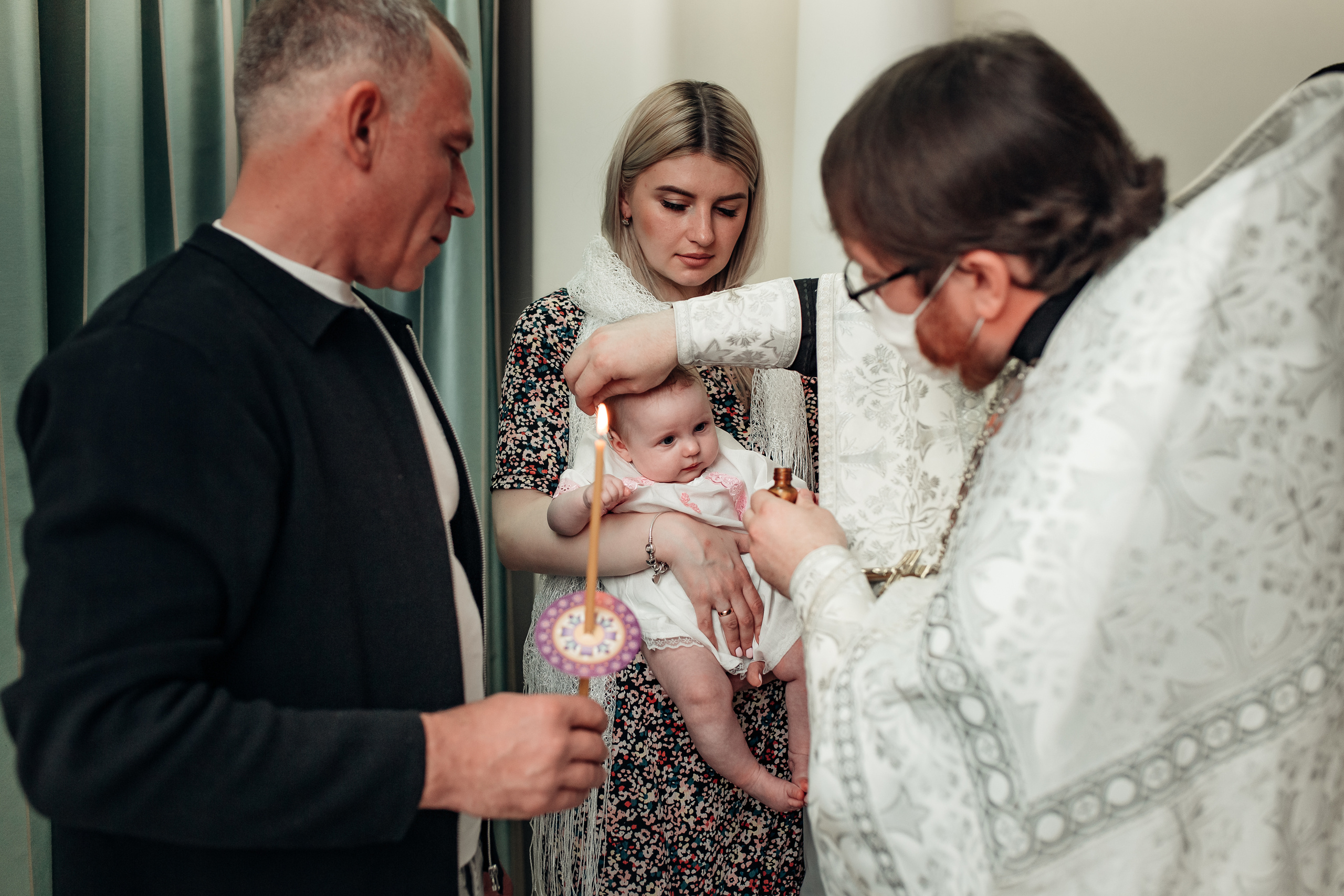 Крещение Марии, храм Святой Троицы, Минск