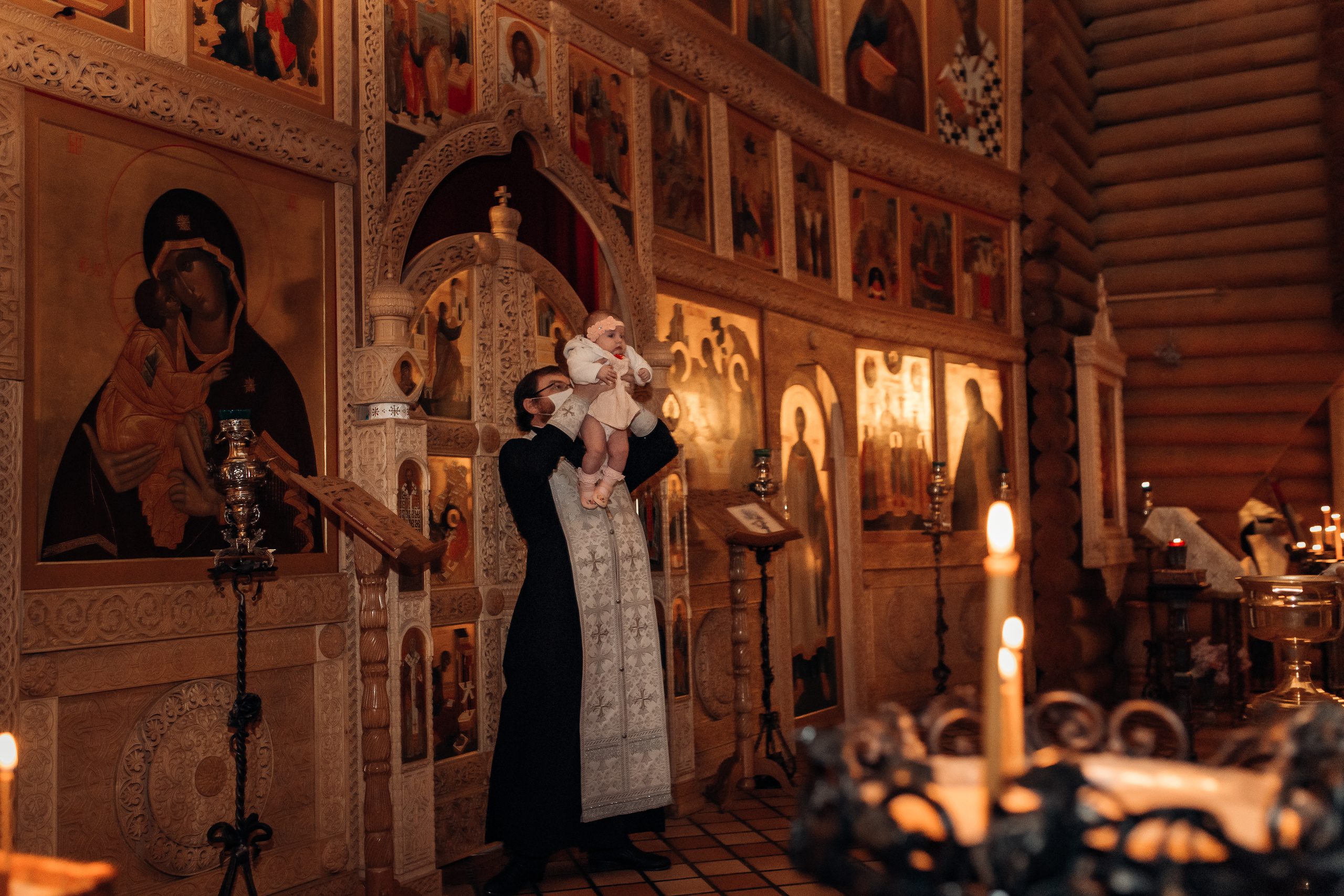 Крещение Марии, храм Святой Троицы, Минск