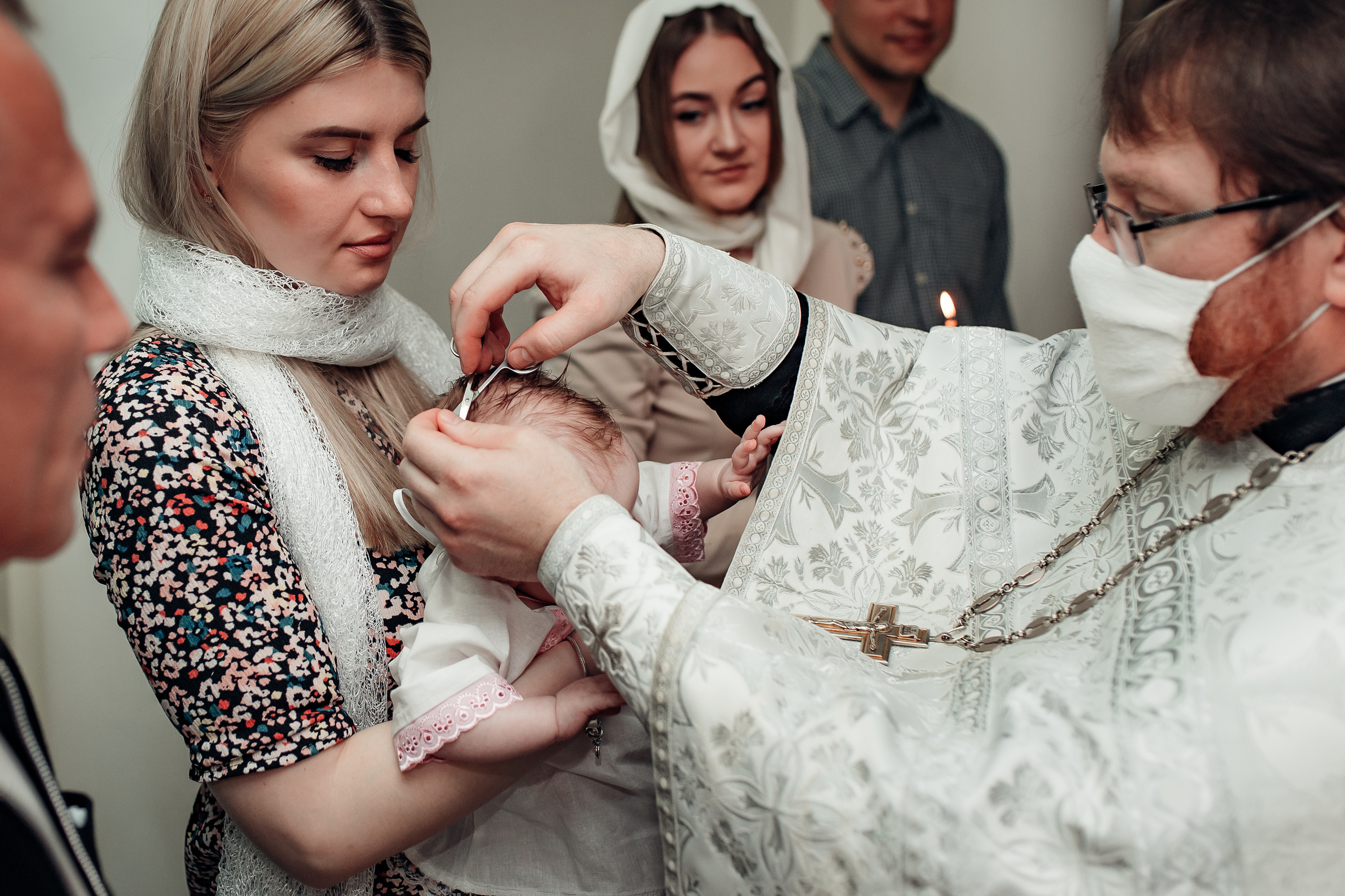 Крещение Марии, храм Святой Троицы, Минск