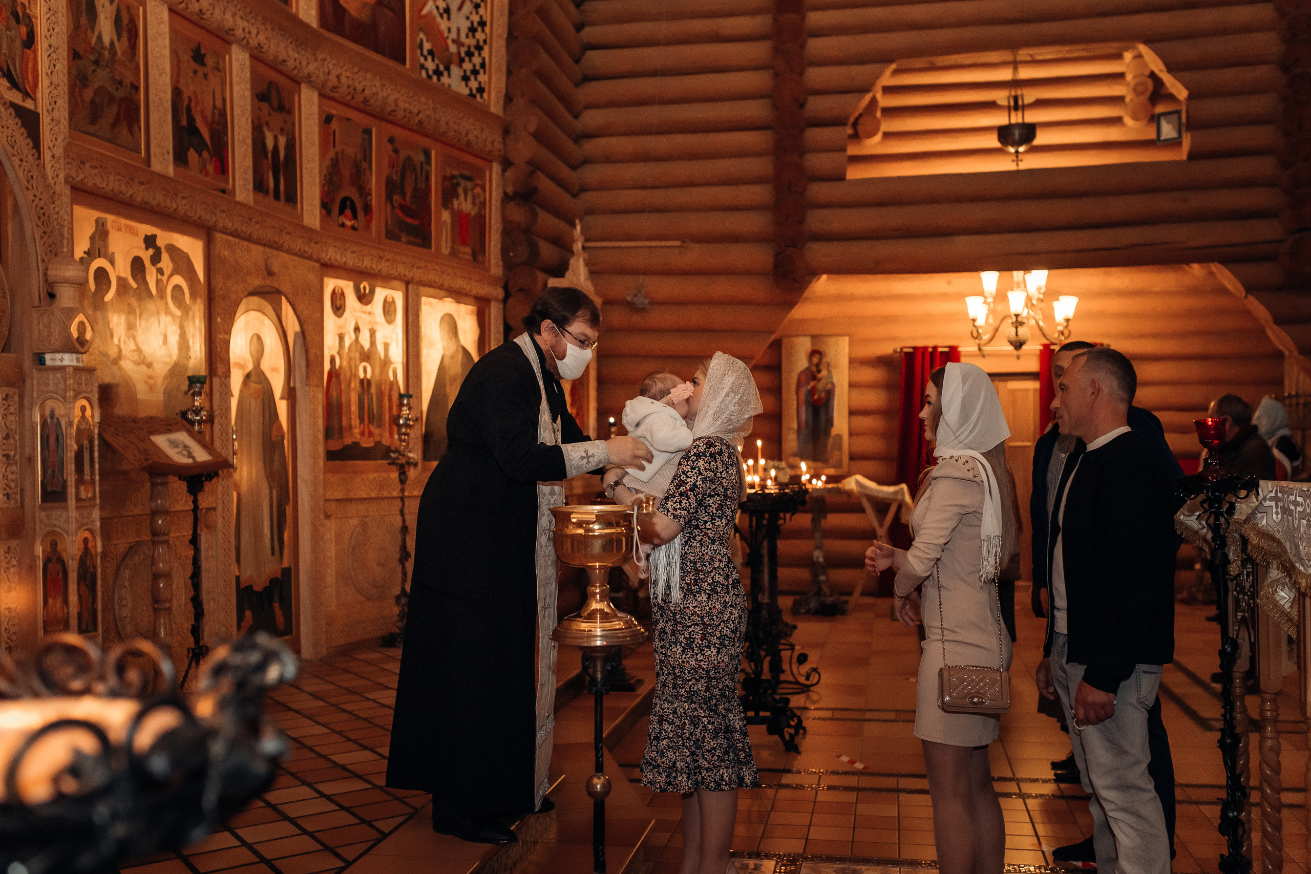 Крещение Марии, храм Святой Троицы, Минск