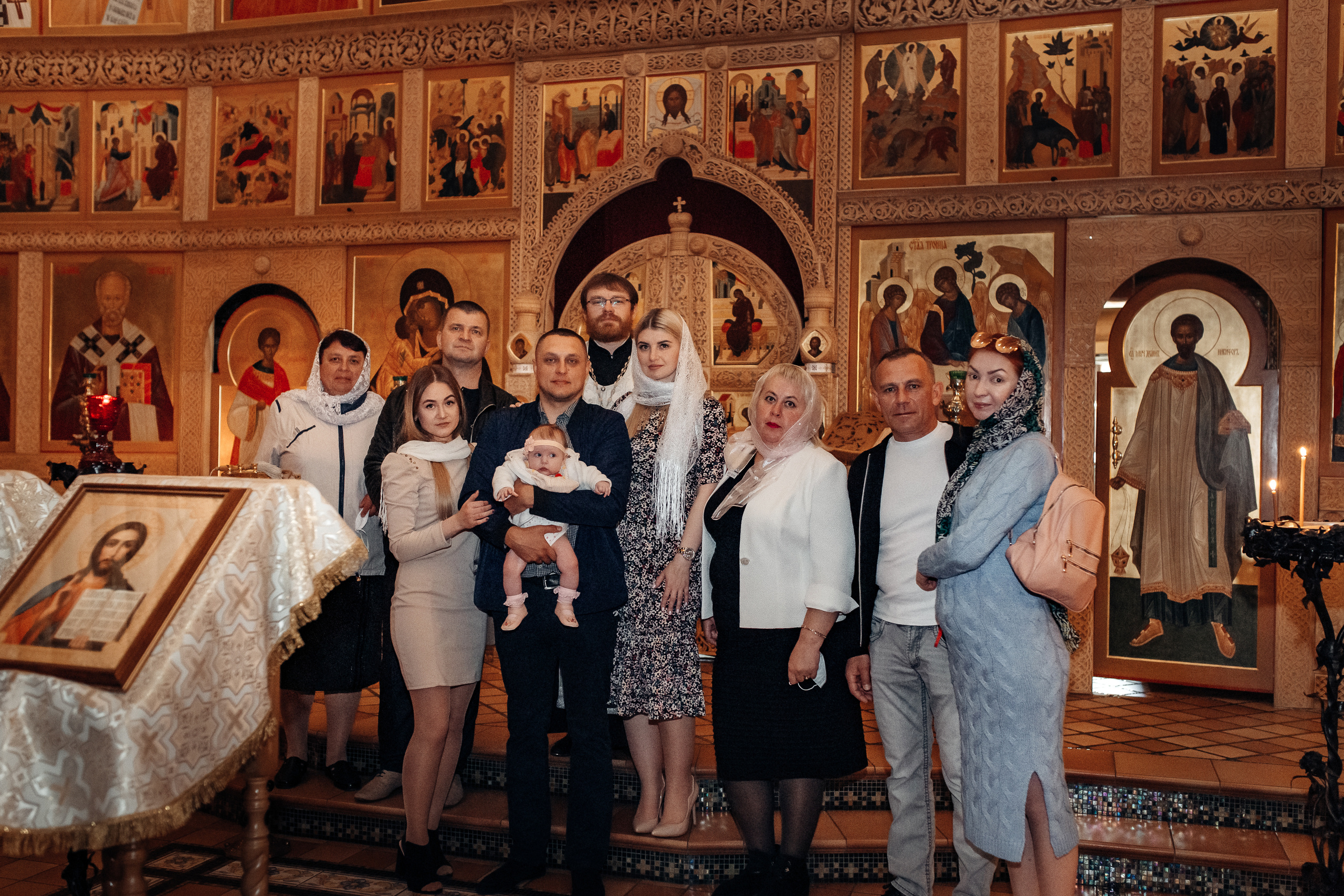 Крещение Марии, храм Святой Троицы, Минск