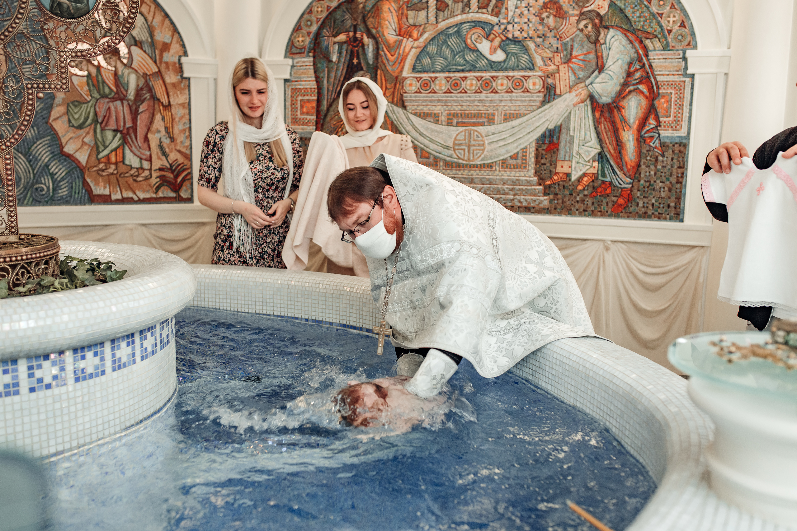 Крещение Марии, храм Святой Троицы, Минск