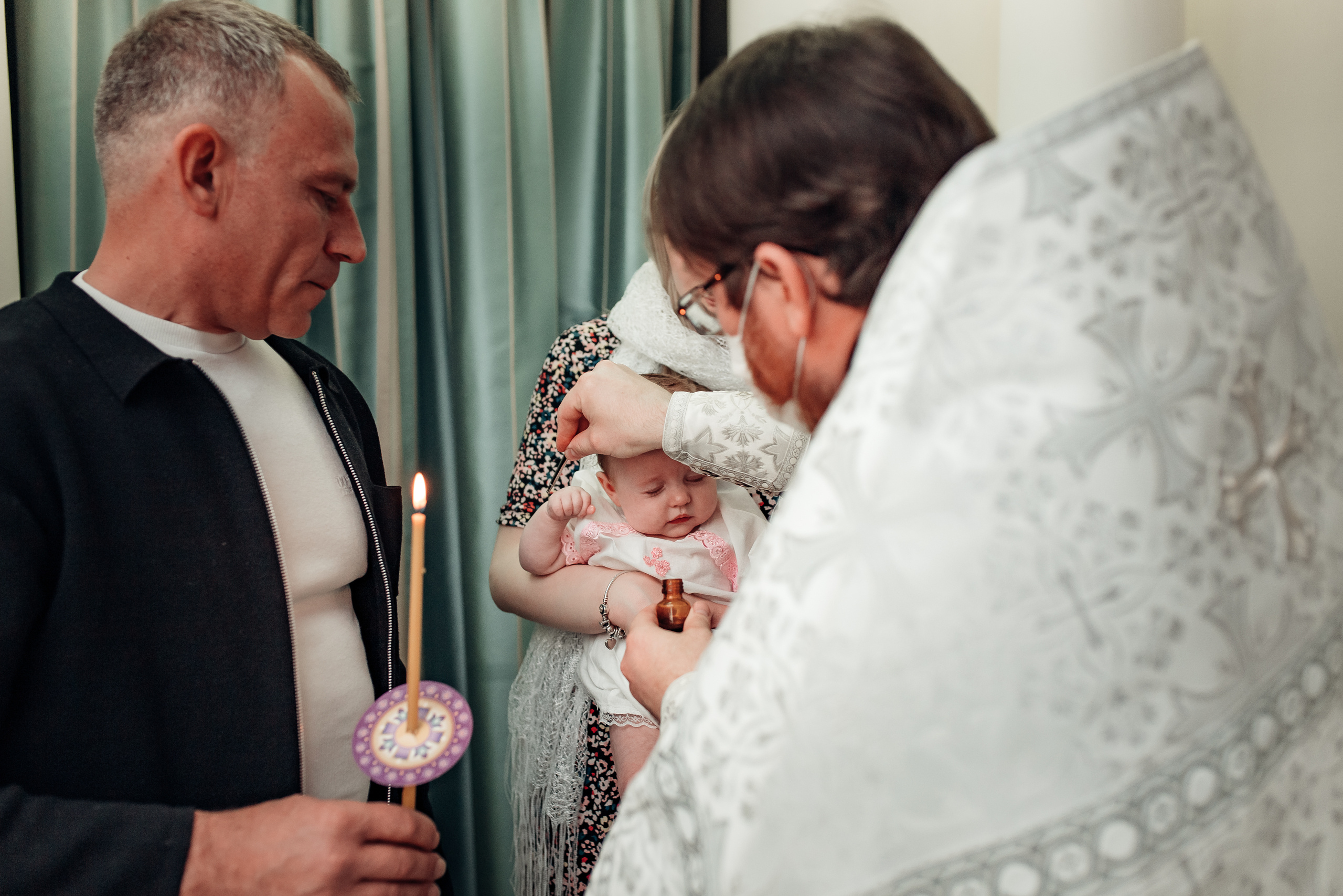 Крещение Марии, храм Святой Троицы, Минск