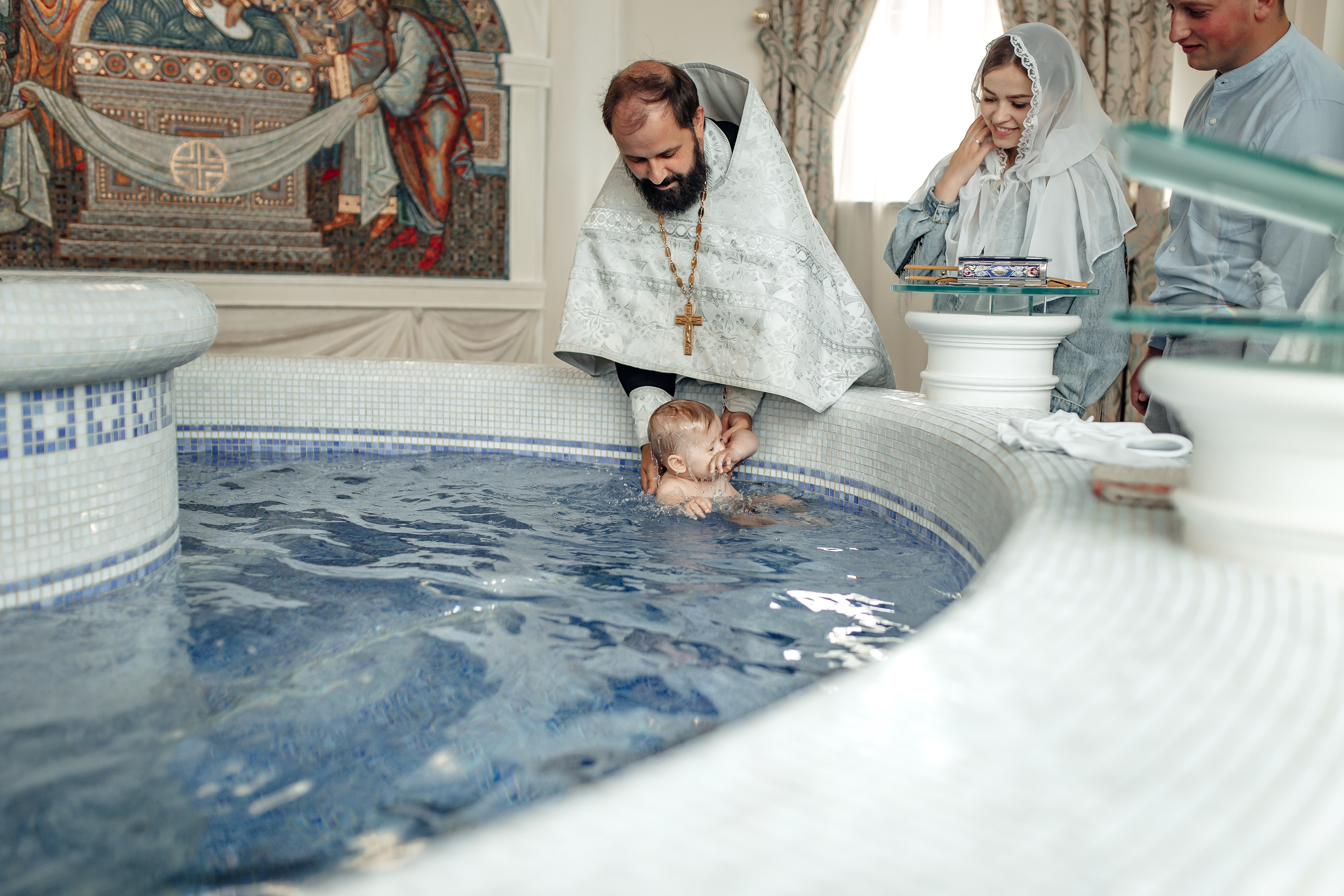 Крещение Родиона, храм Святой Живоначальной Троицы, Минск