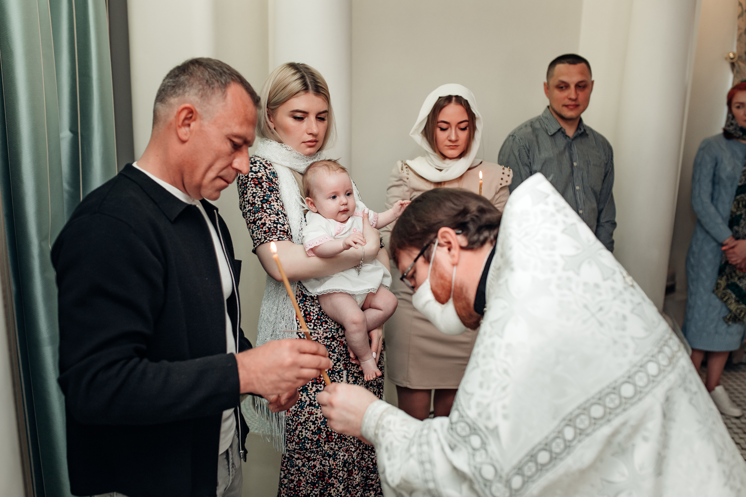 Крещение Марии, храм Святой Троицы, Минск