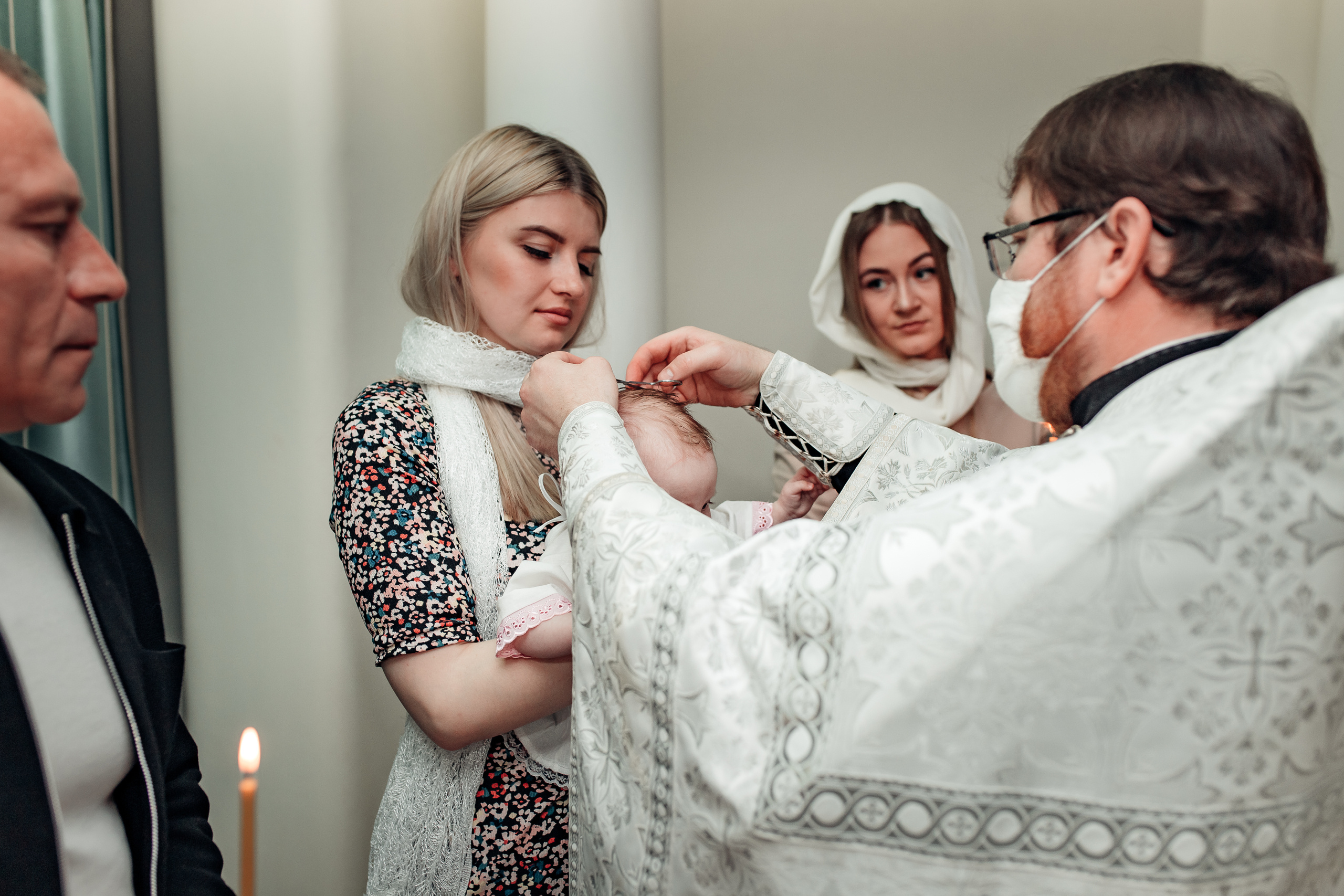 Крещение Марии, храм Святой Троицы, Минск