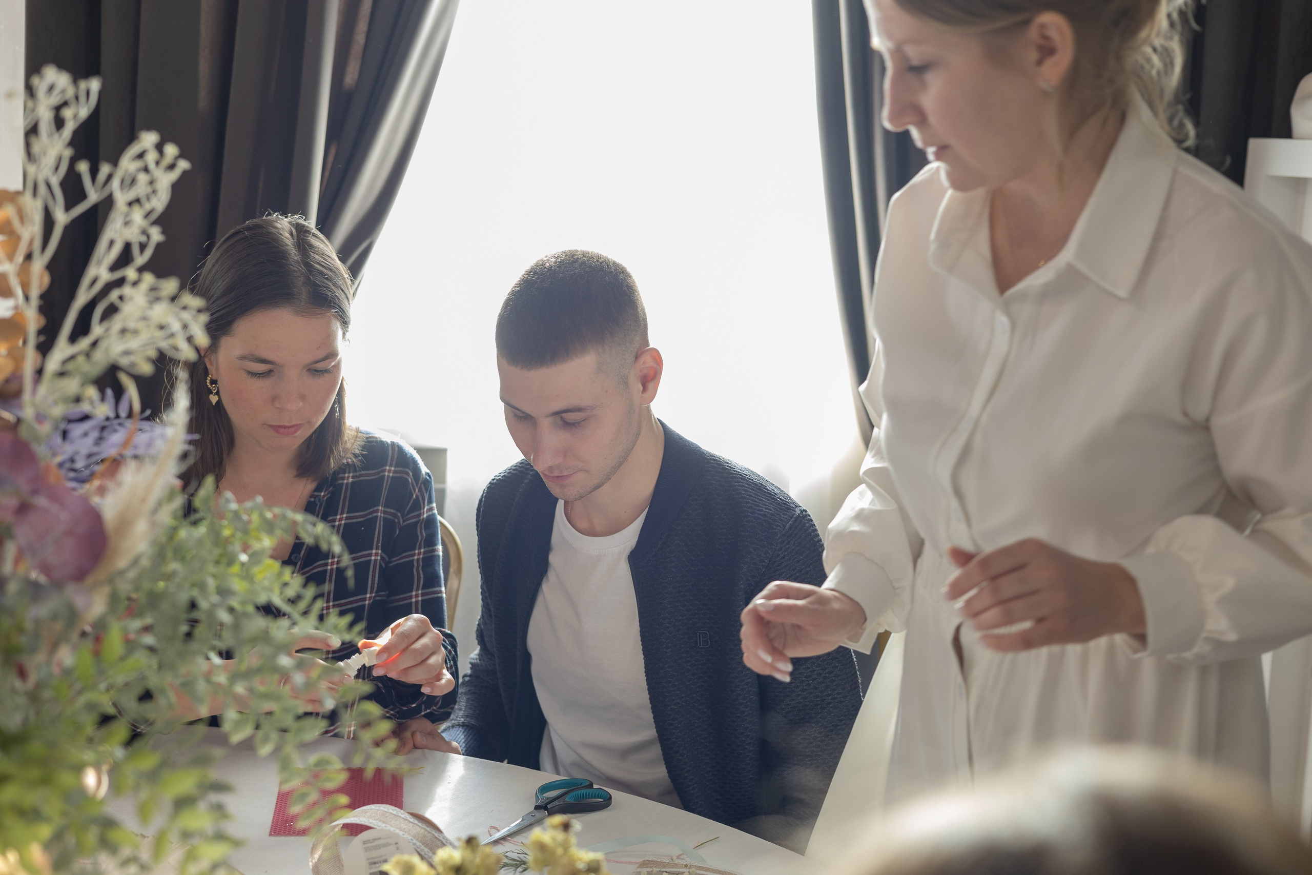 Свадебное чаепитие для молодоженов