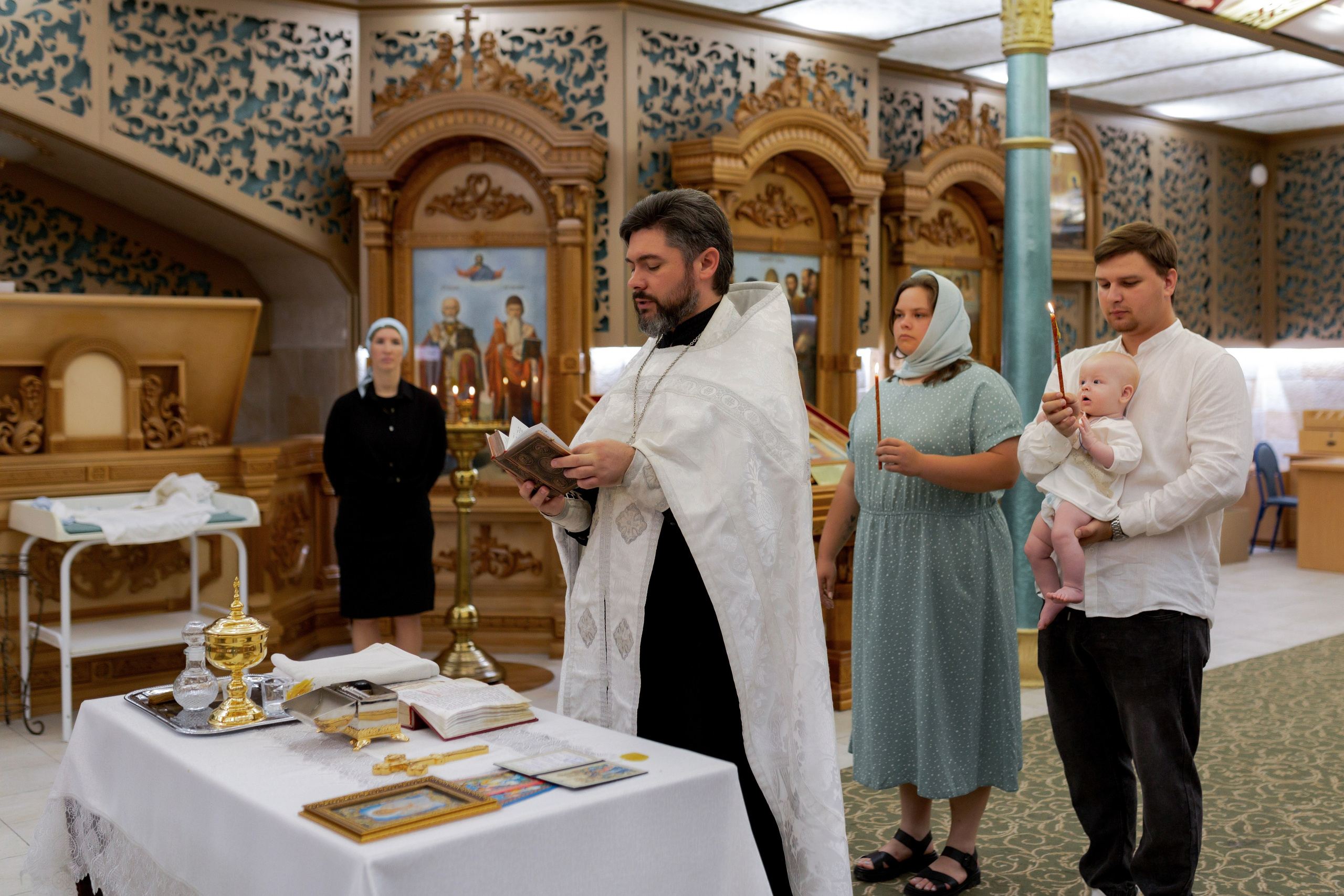 Таинство Крещения Мирона. Свадебный и Семейный Фотограф в Краснодаре