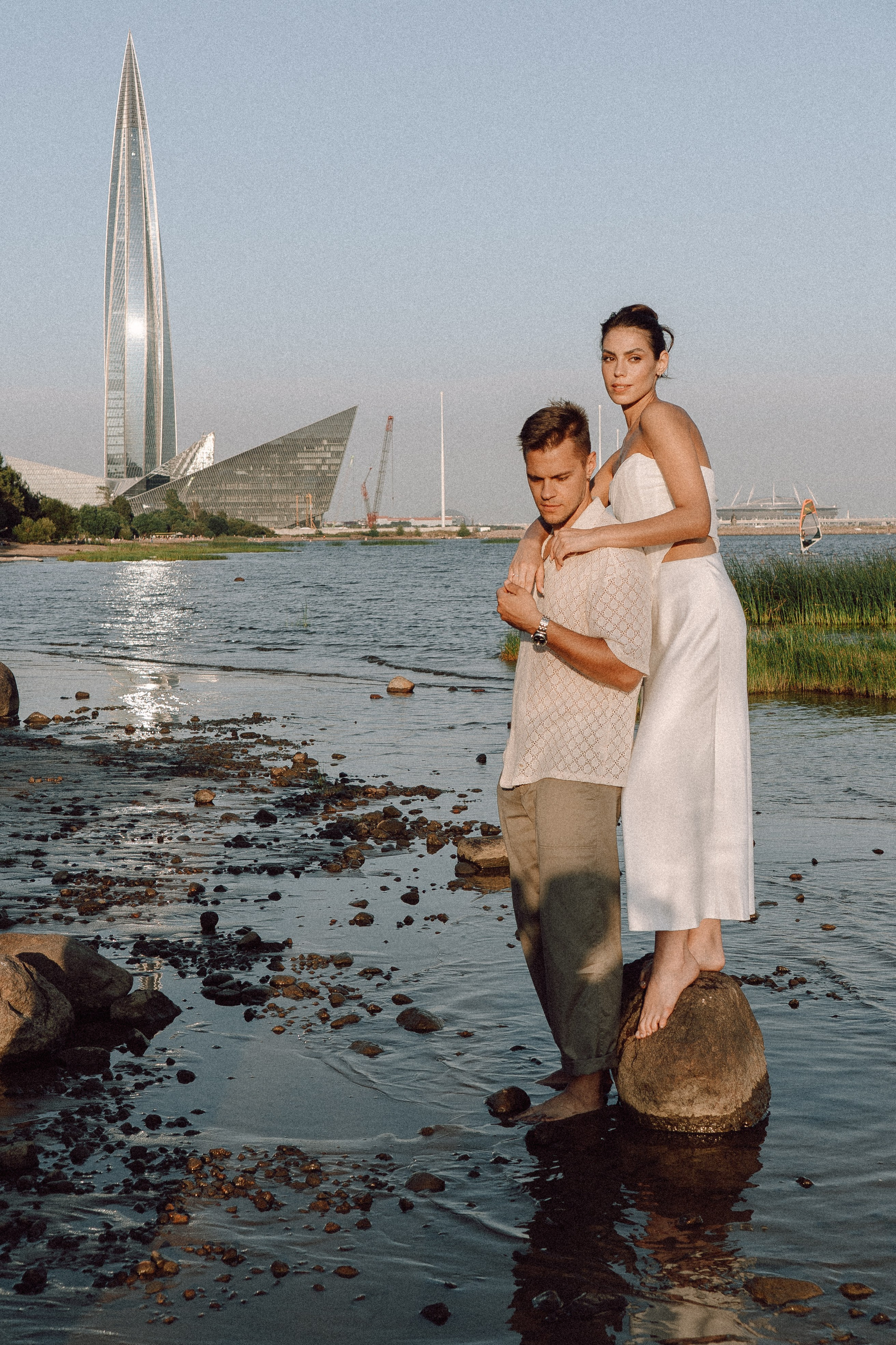 СВАДЕБНАЯ ФОТОСЕССИЯ ВЫЕЗДНОЙ ЦЕРЕМОНИИ (ФИНСКИЙ ЗАЛИВ). Профессиональный фотограф, Санкт-Петербург — Виктория Богомолова