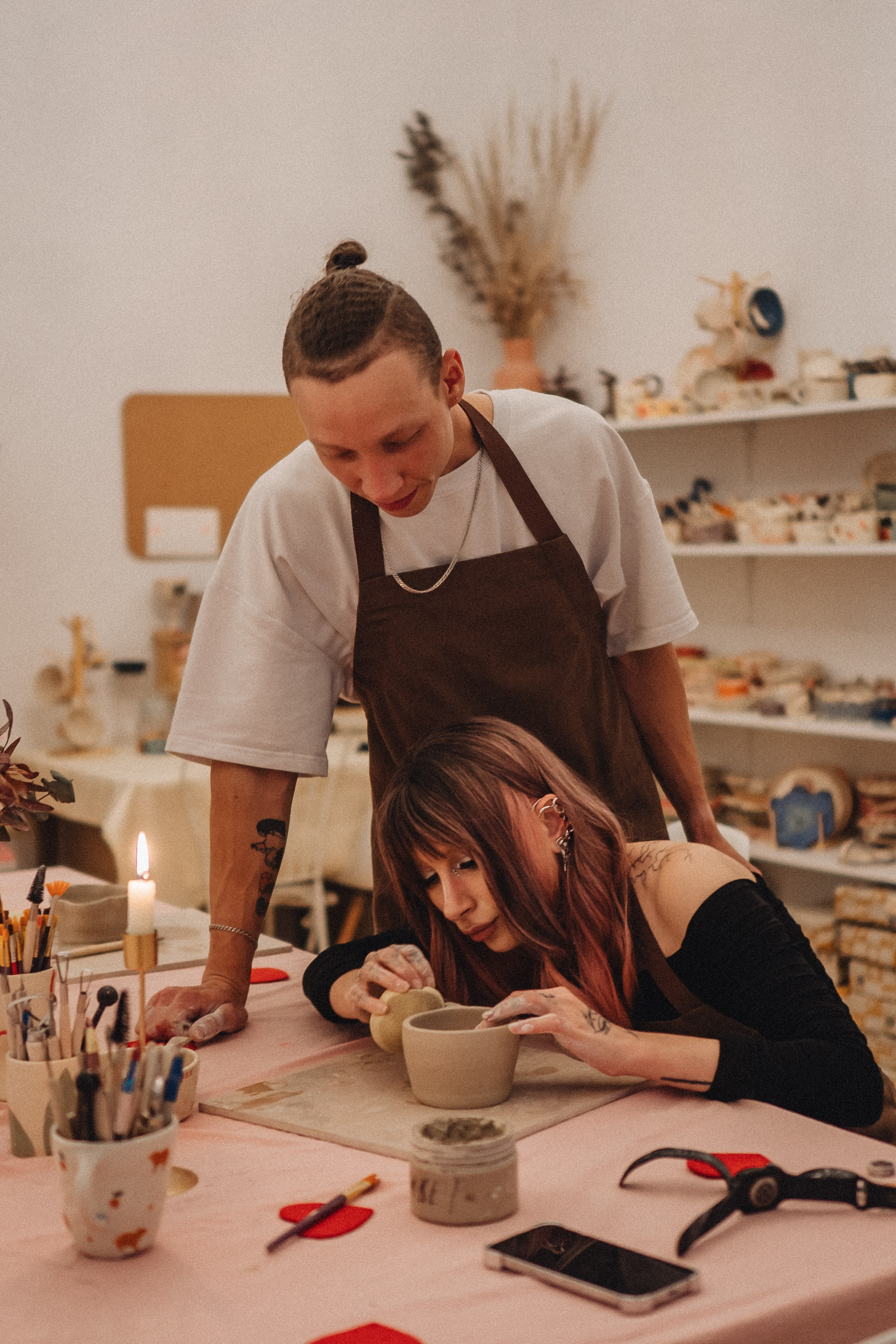 СВИДАНИЕ В ГОНЧАРНОЙ МАСТЕРСКОЙ. Профессиональный фотограф, Санкт-Петербург — Виктория Богомолова