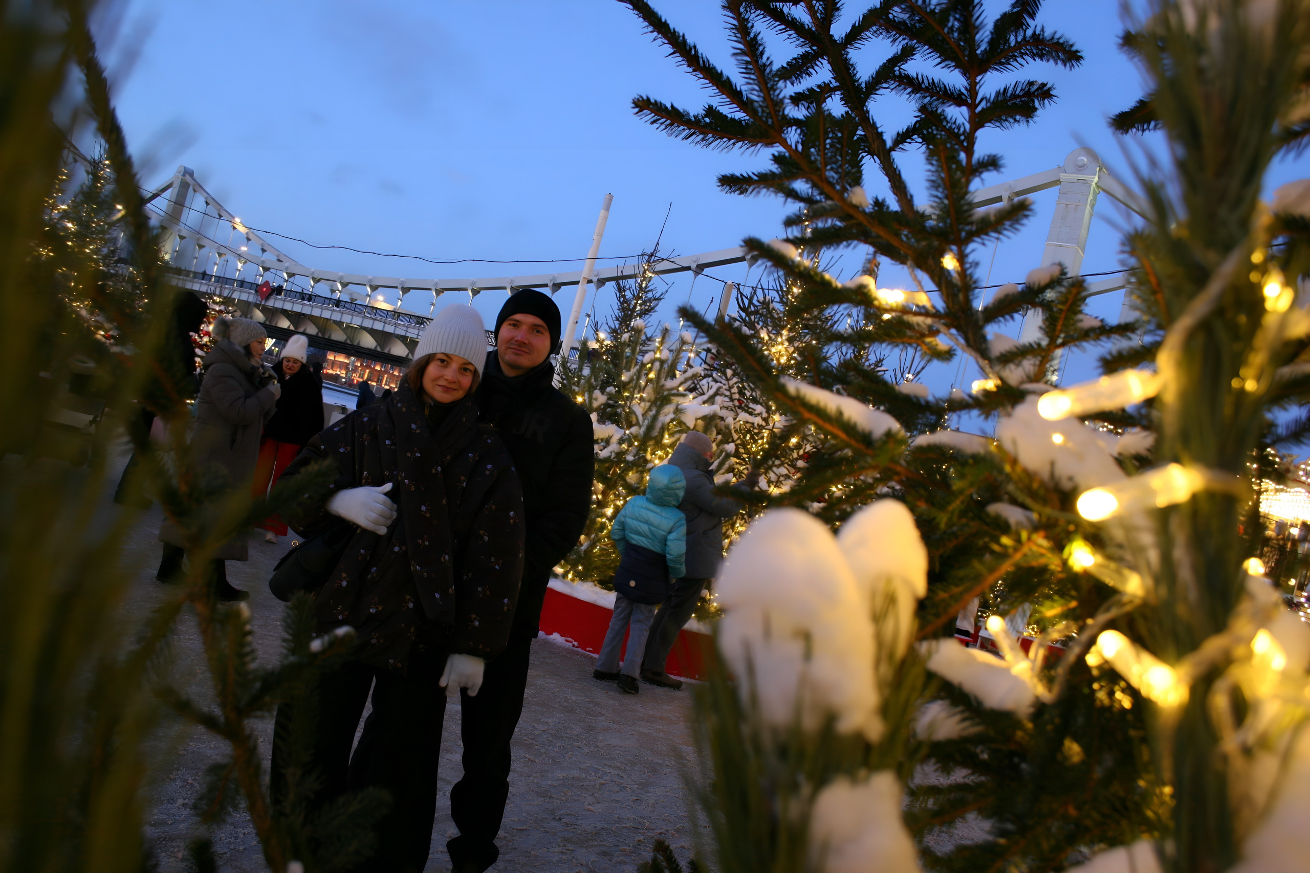 Роман и Настя в Москве. Креативный фотограф