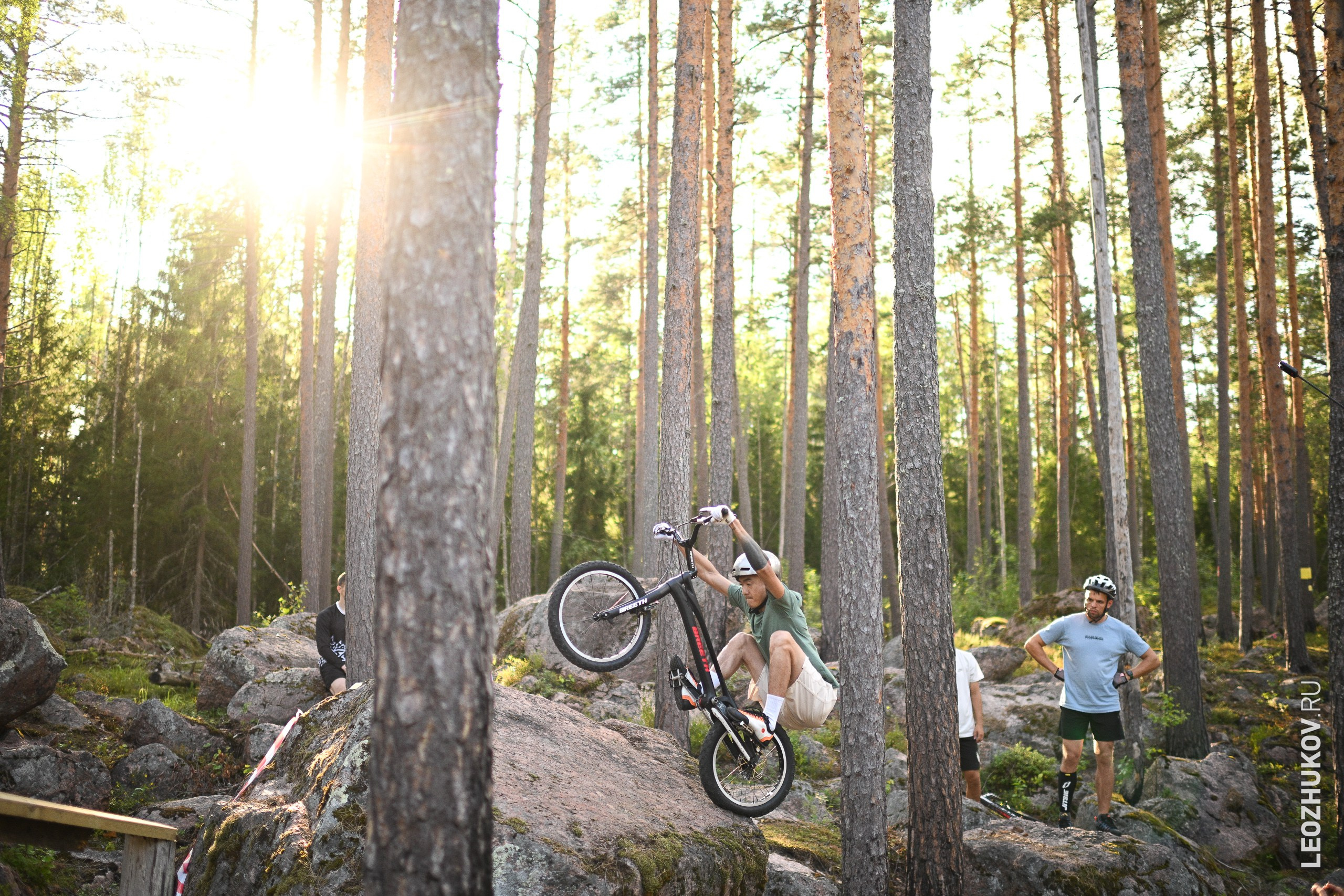 Велотриал на камнях