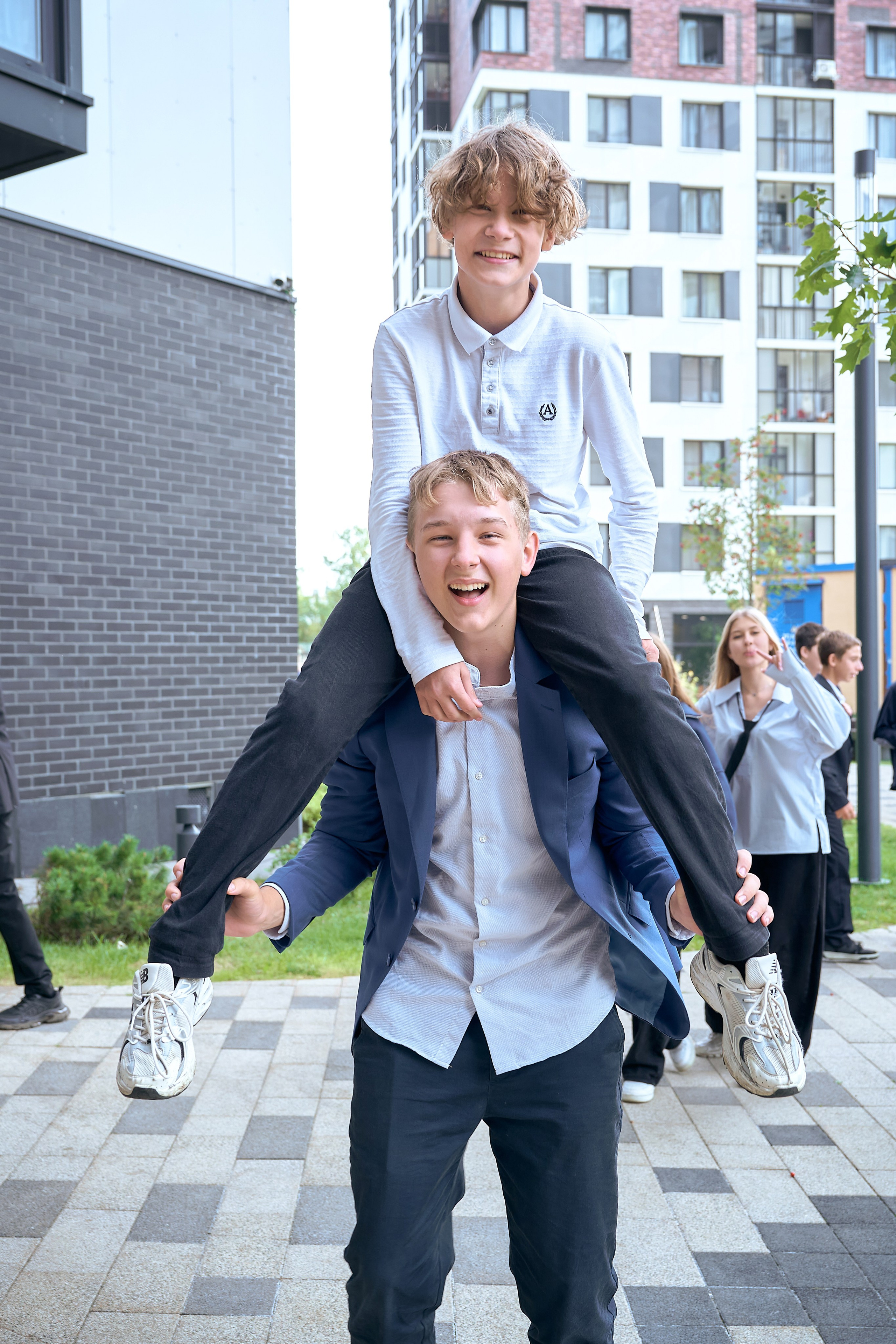 8А в сентябре (Гимназия 13, Одинцово). Школьный и семейный фотограф, Одинцово