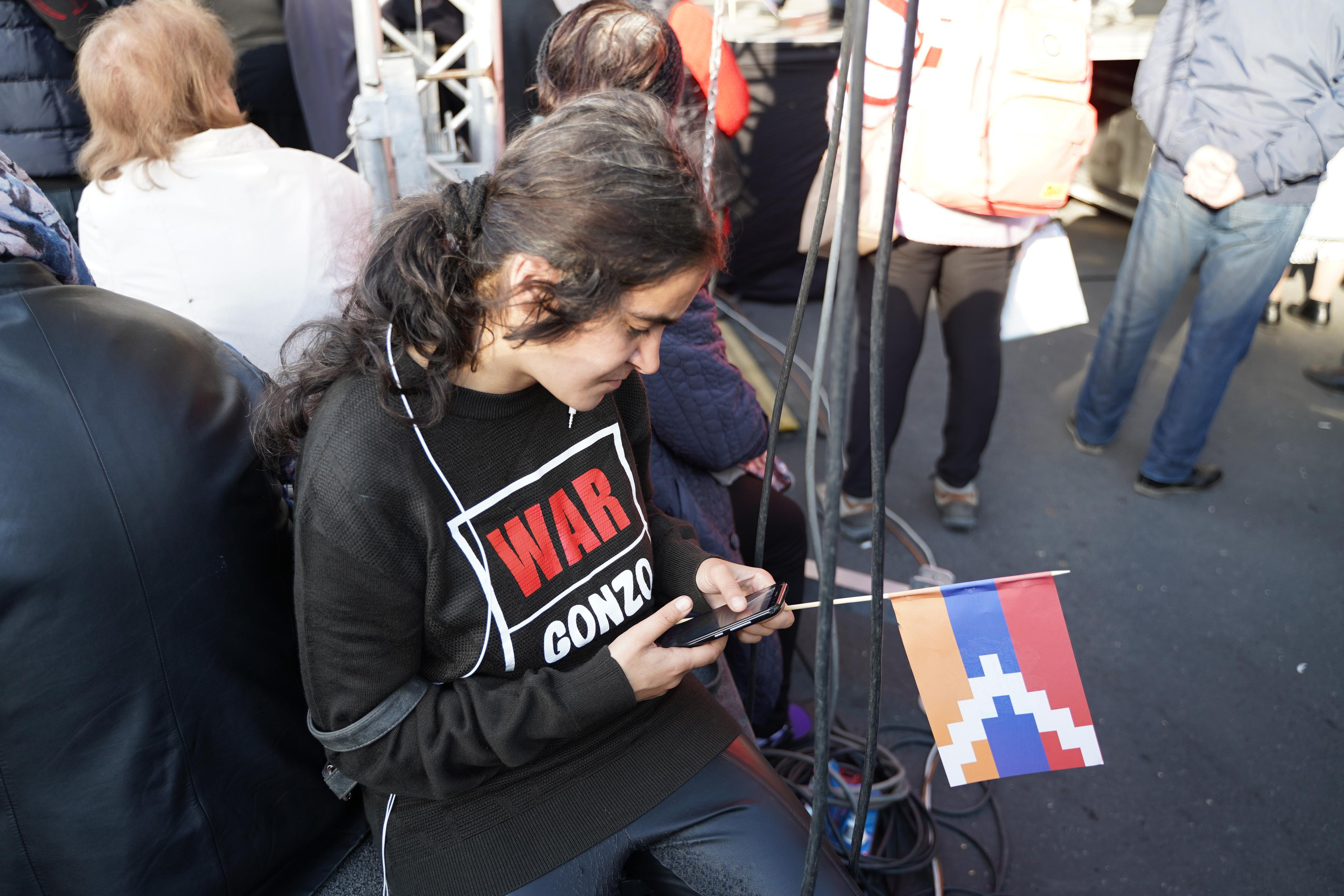 Manifistation in Ereven. Documentary and reportage photographer Dima Babkin