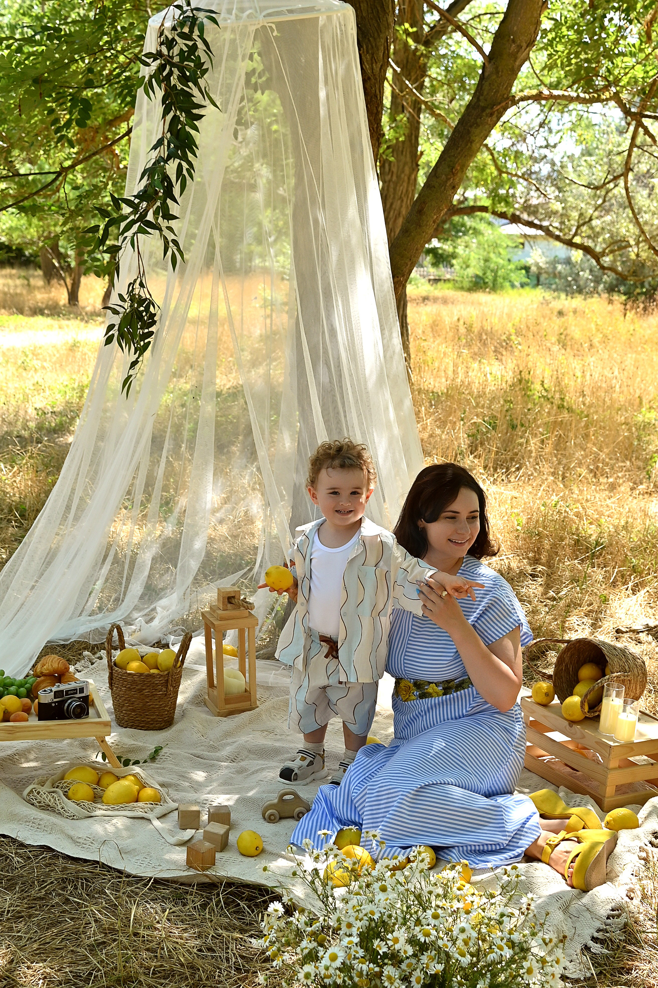 Стирка&Пикник. Детская фотостудия «Ягоза»