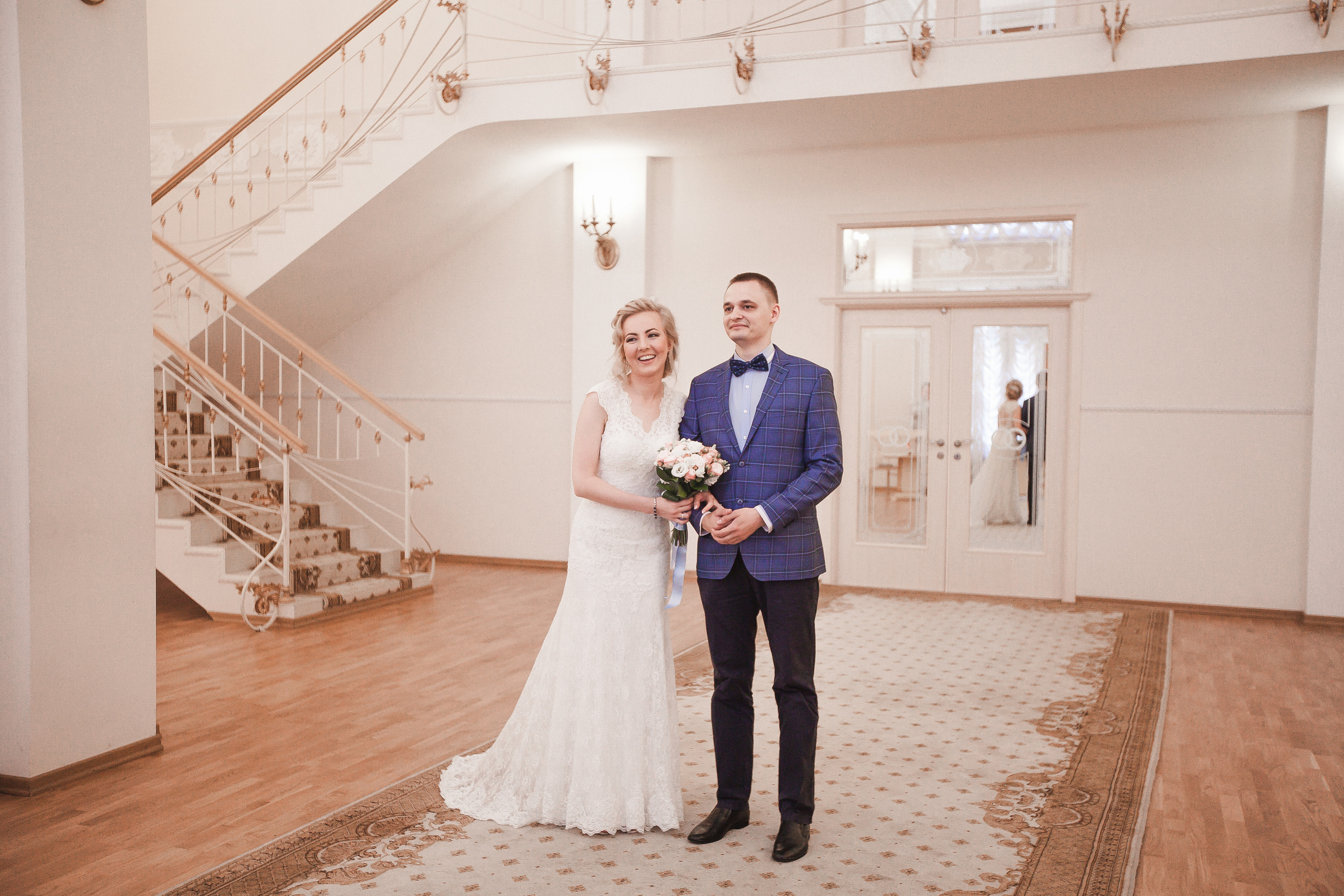 Свадьба Ольги и Владимира в загсе Адмиралтейского района. Фотограф в Санкт-Петербурге Елизавета Сорокина