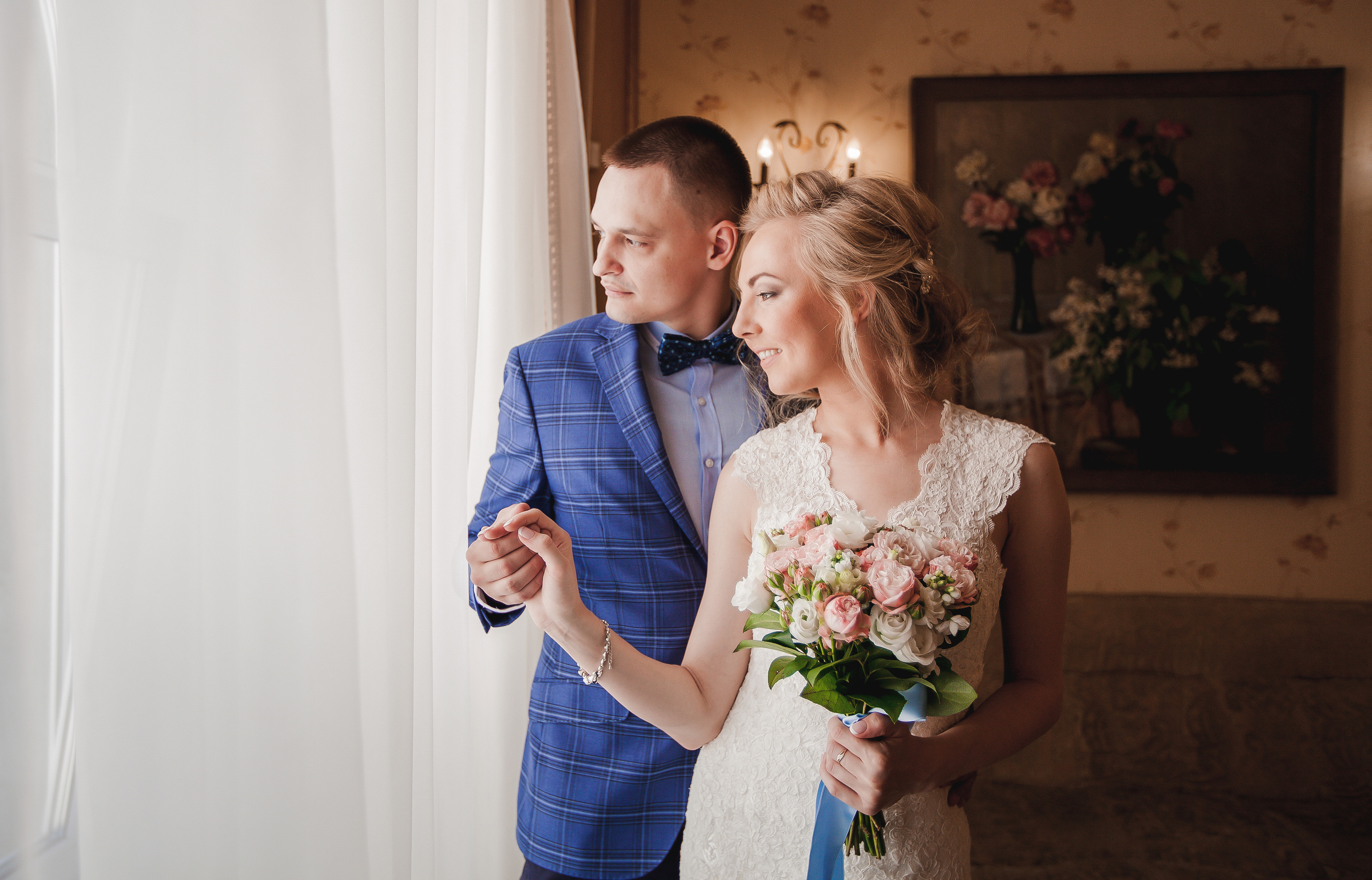 Свадьба Ольги и Владимира в загсе Адмиралтейского района. Фотограф в Санкт-Петербурге Елизавета Сорокина