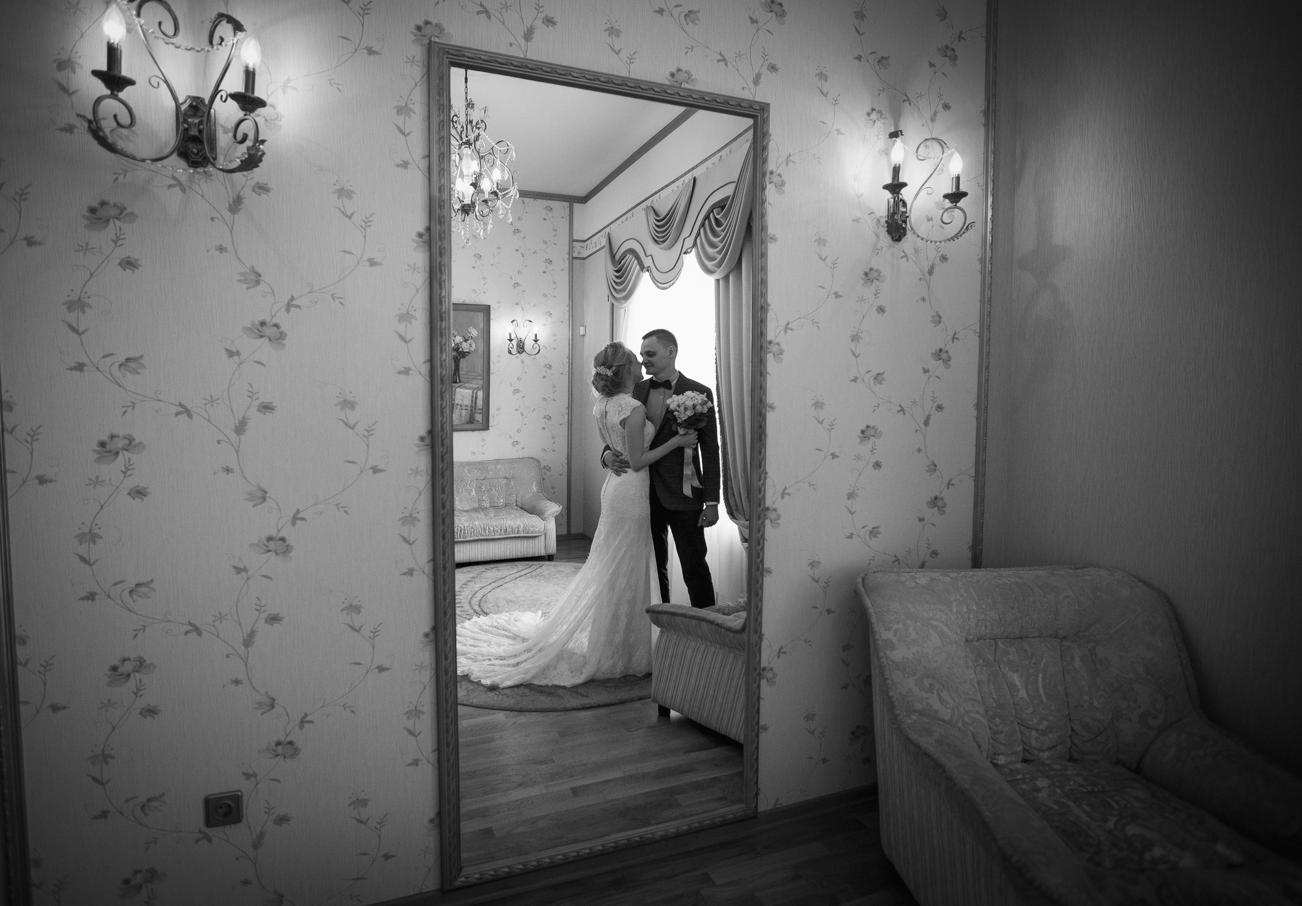 Свадьба Ольги и Владимира в загсе Адмиралтейского района. Фотограф в Санкт-Петербурге Елизавета Сорокина