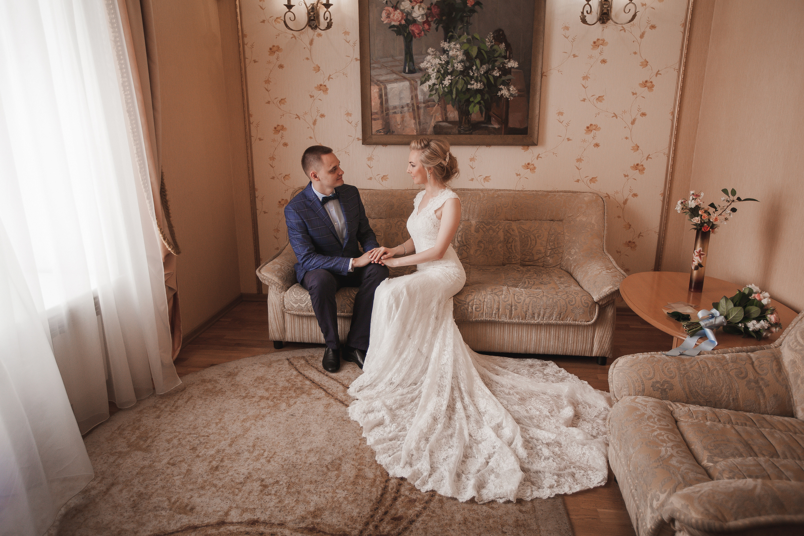 Свадьба Ольги и Владимира в загсе Адмиралтейского района. Фотограф в Санкт-Петербурге Елизавета Сорокина