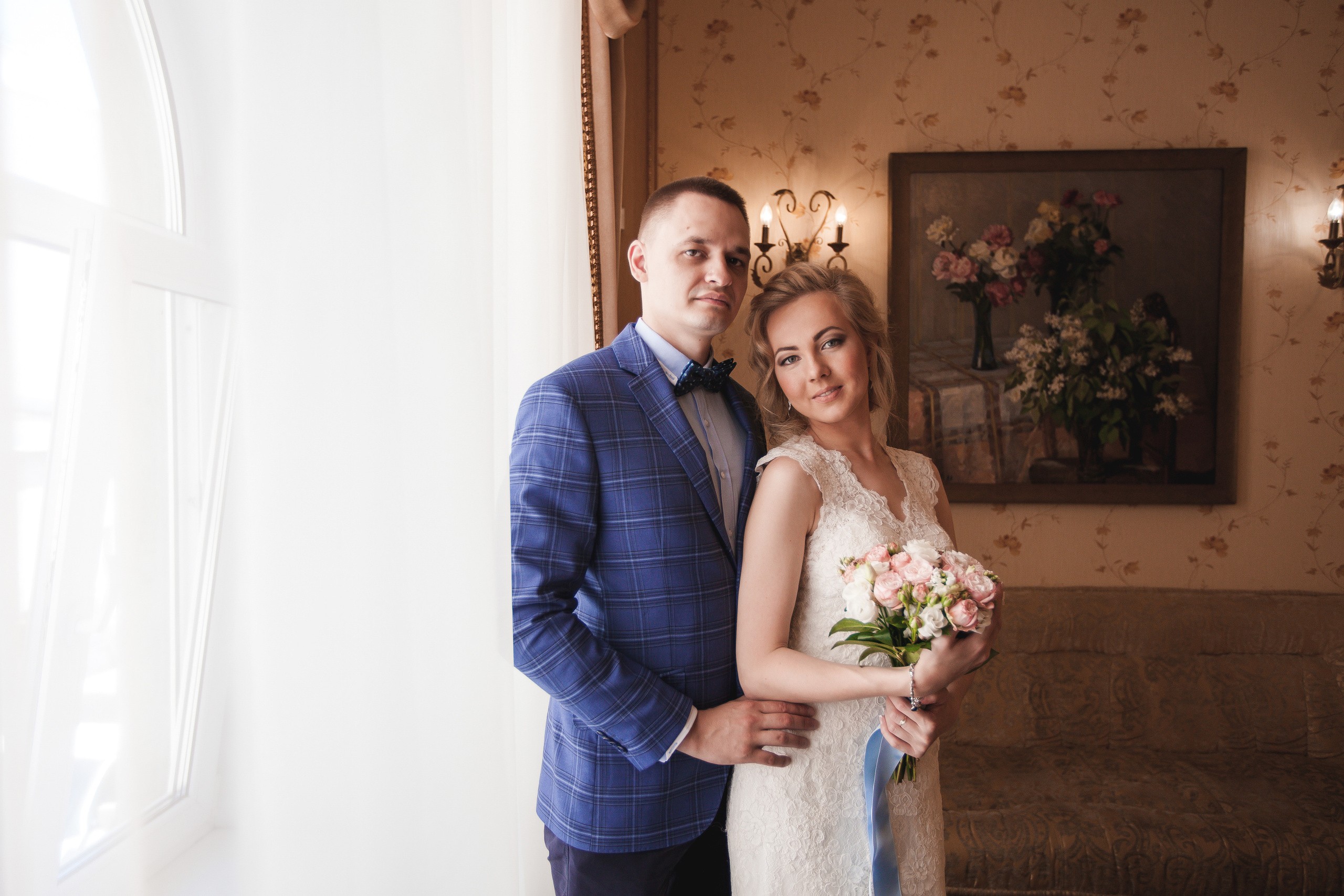 Свадьба Ольги и Владимира в загсе Адмиралтейского района. Фотограф в Санкт-Петербурге Елизавета Сорокина