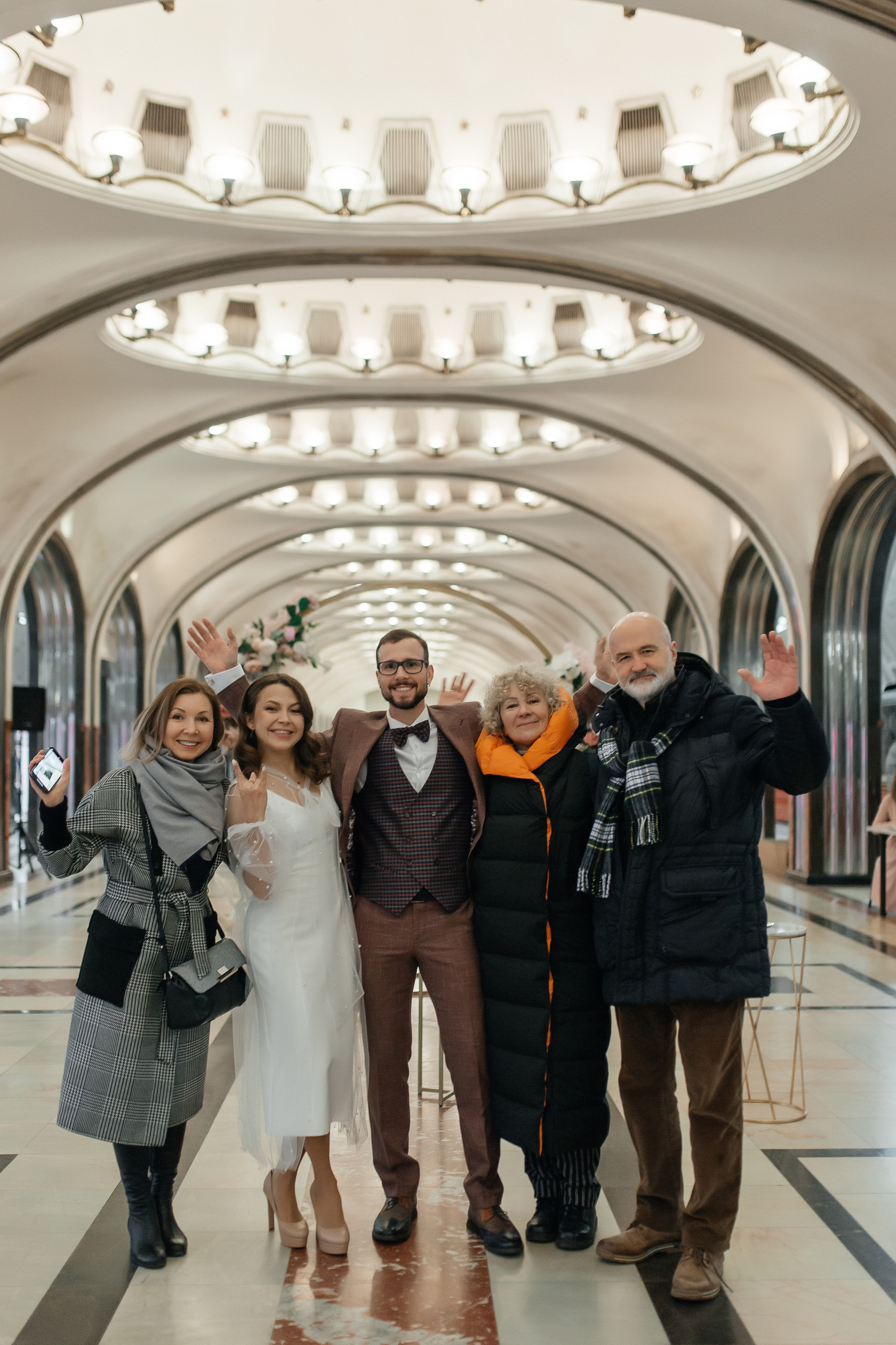 Ночная регистрация брака на станции метро Маяковская. Фото Радости. Свадебный и семейный фотограф в Москве Юлия Самойлова