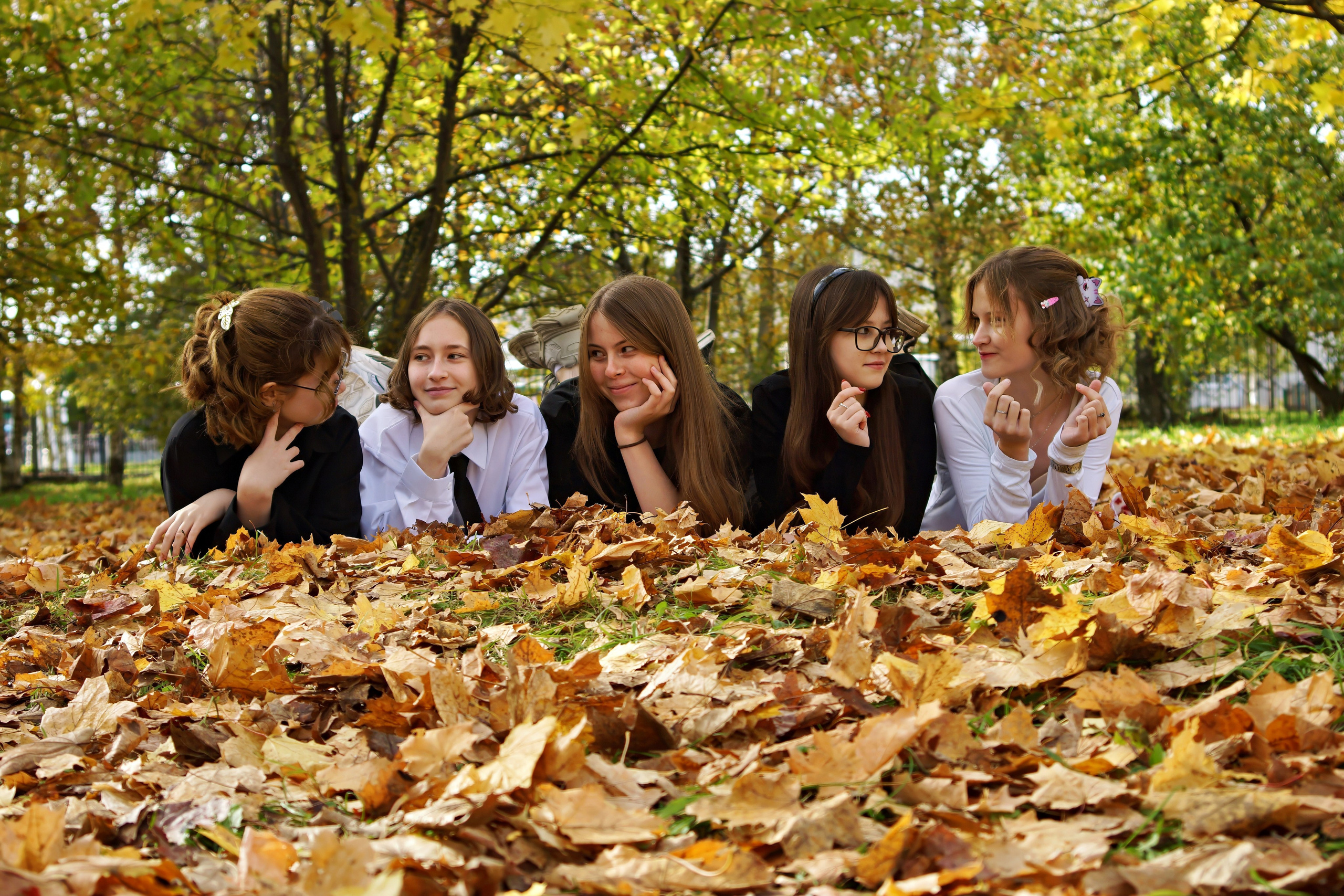 Осенняя фотосессия в школе г. Йошкар-Ола