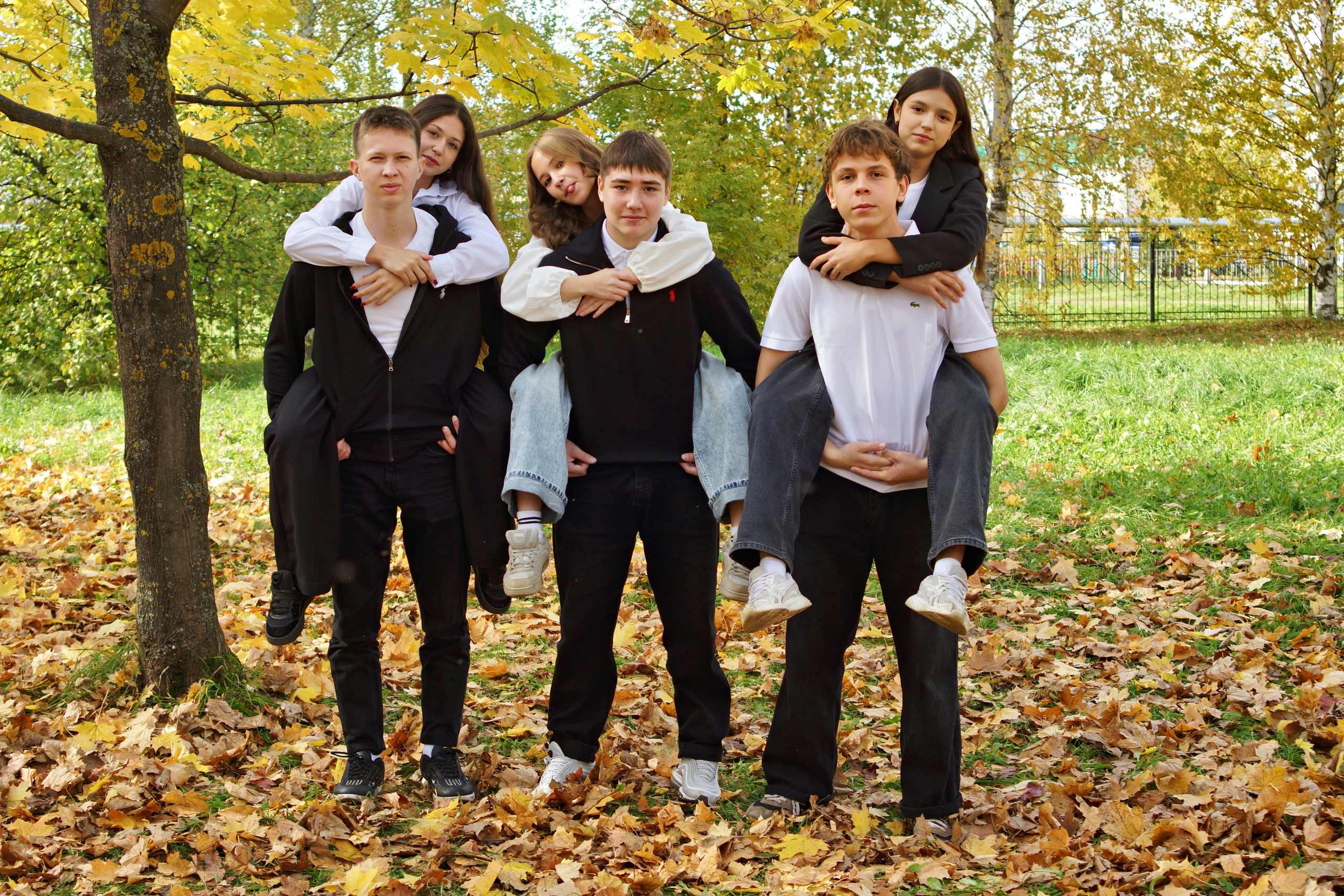 Осенняя фотосессия в школе г. Йошкар-Ола